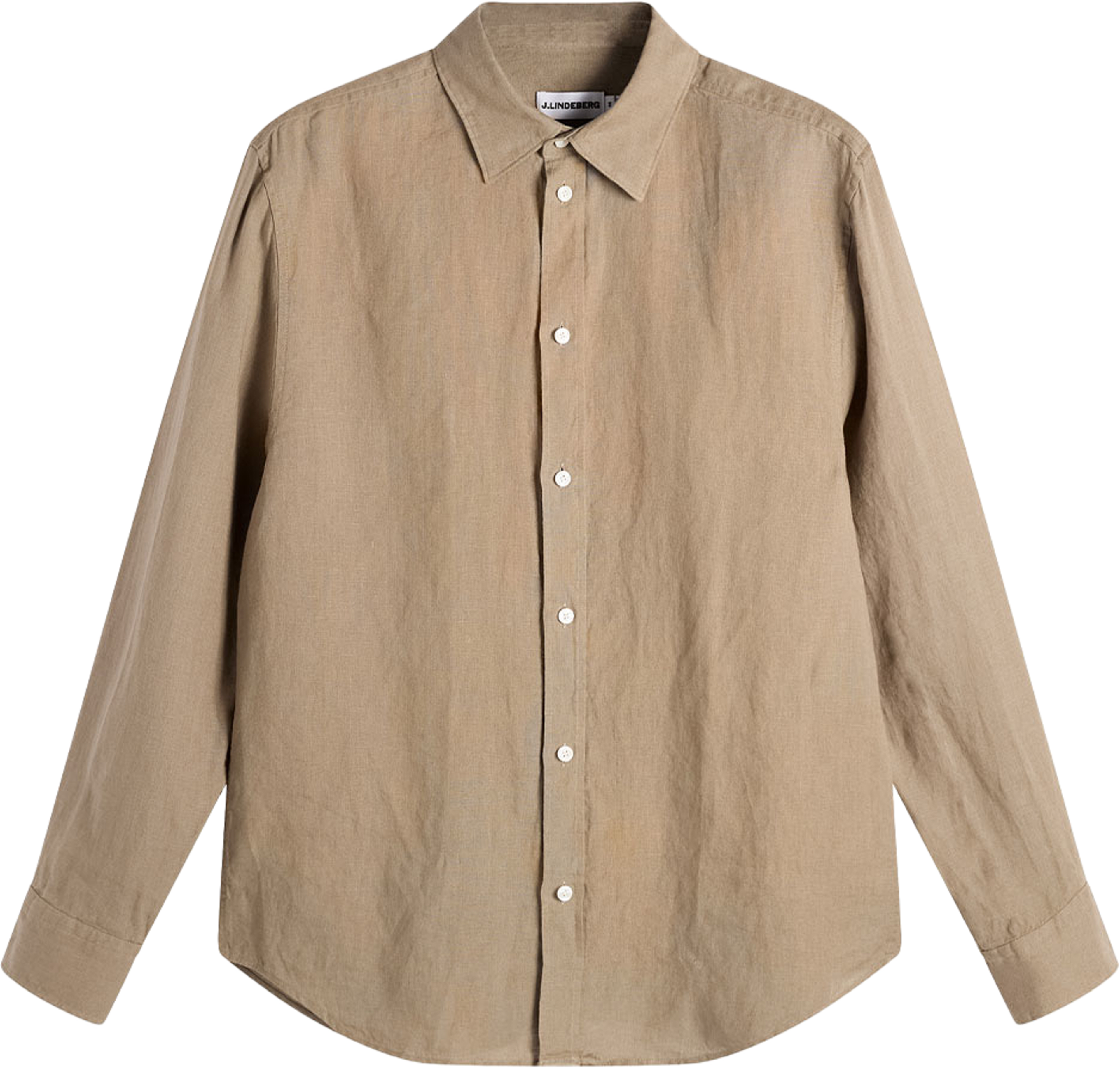 Zachary Clean Linen Shirt, från J.Lindeberg, i färgen Brindle. Klicka för att öppna bilden i stort format