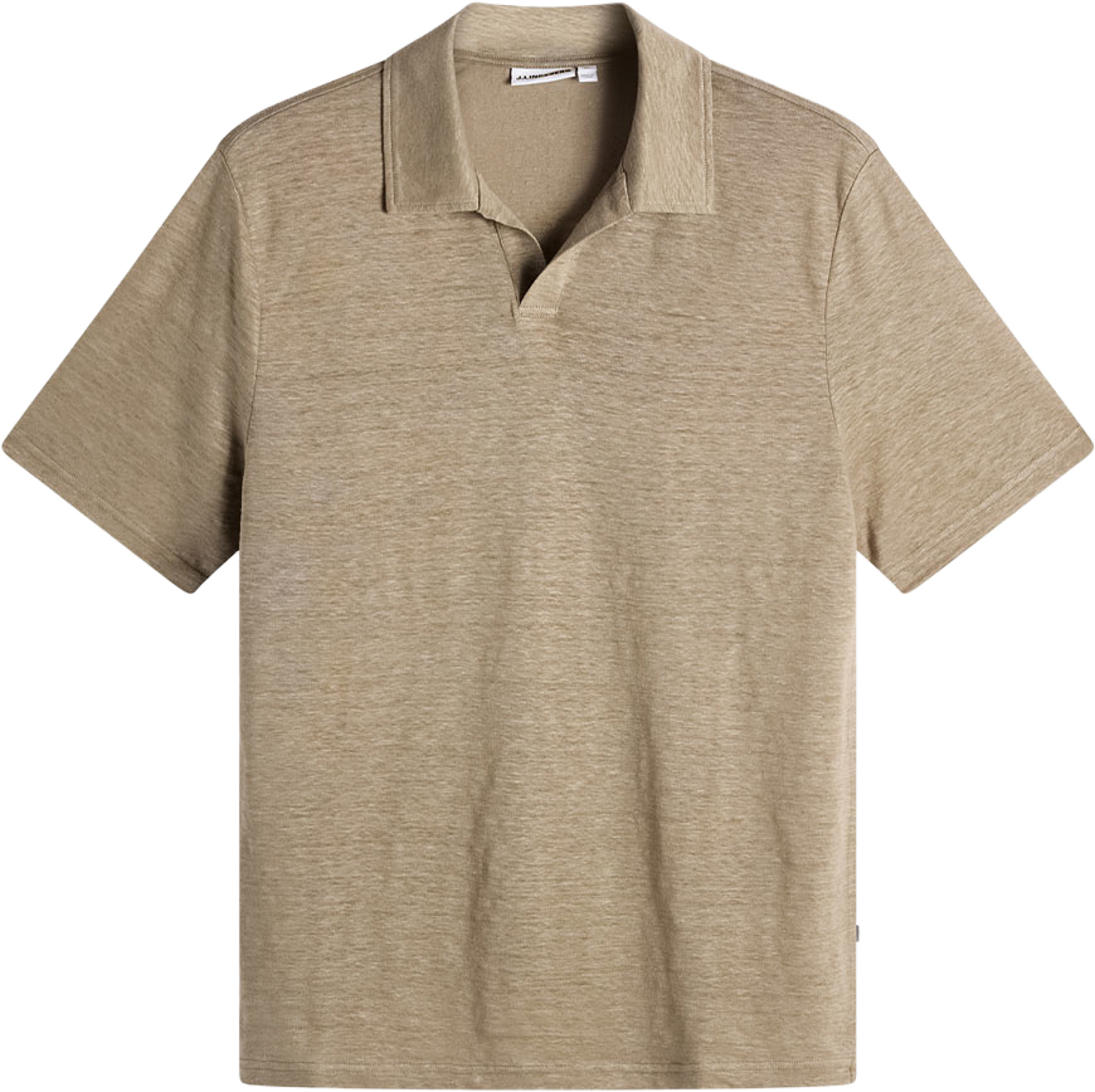 Roy Linen Polo, från J.Lindeberg, i färgen Brindle. Klicka för att öppna bilden i stort format