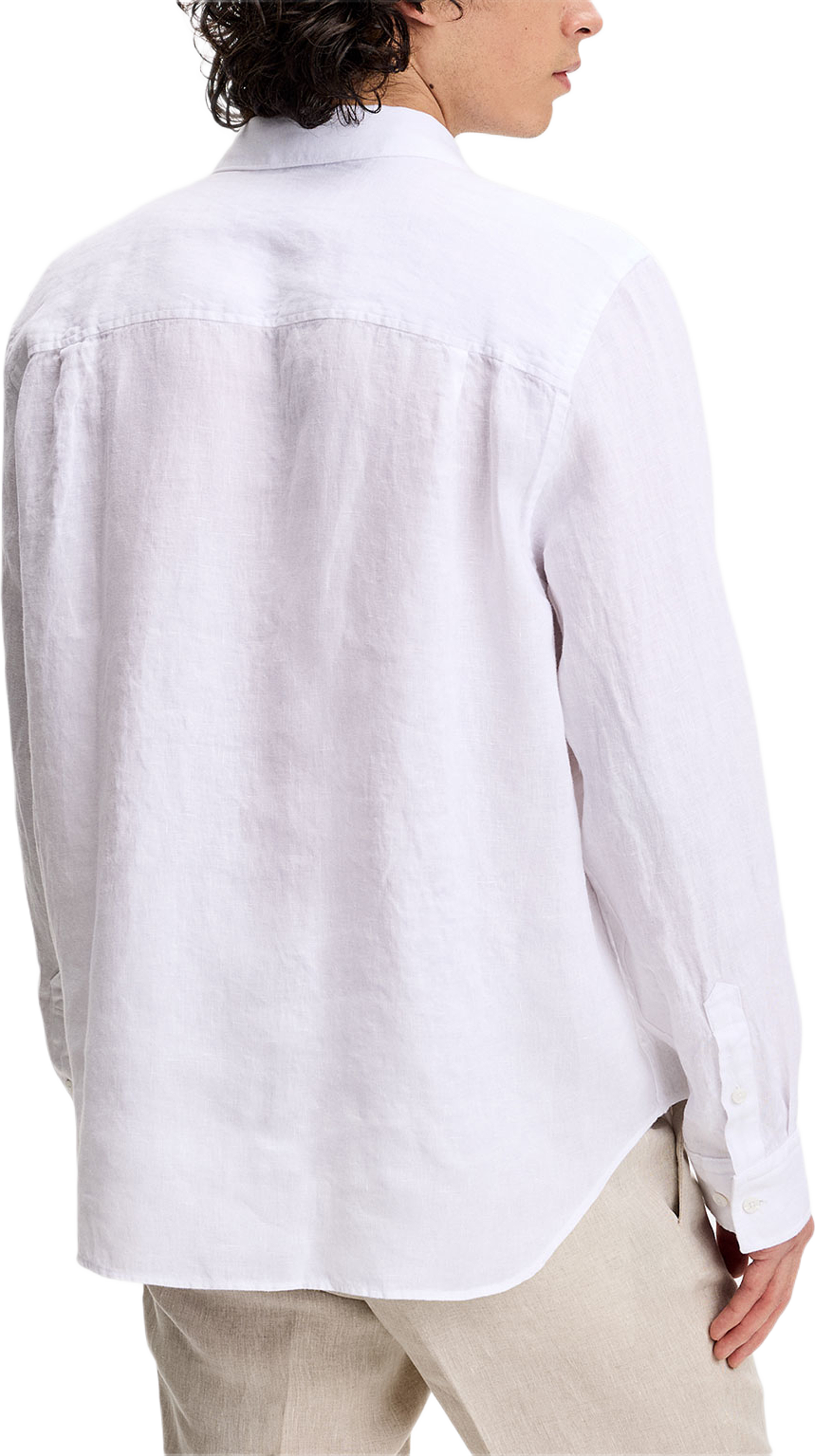 Zachary Clean Linen Shirt, från J.Lindeberg, i färgen White. Klicka för att öppna bilden i stort format