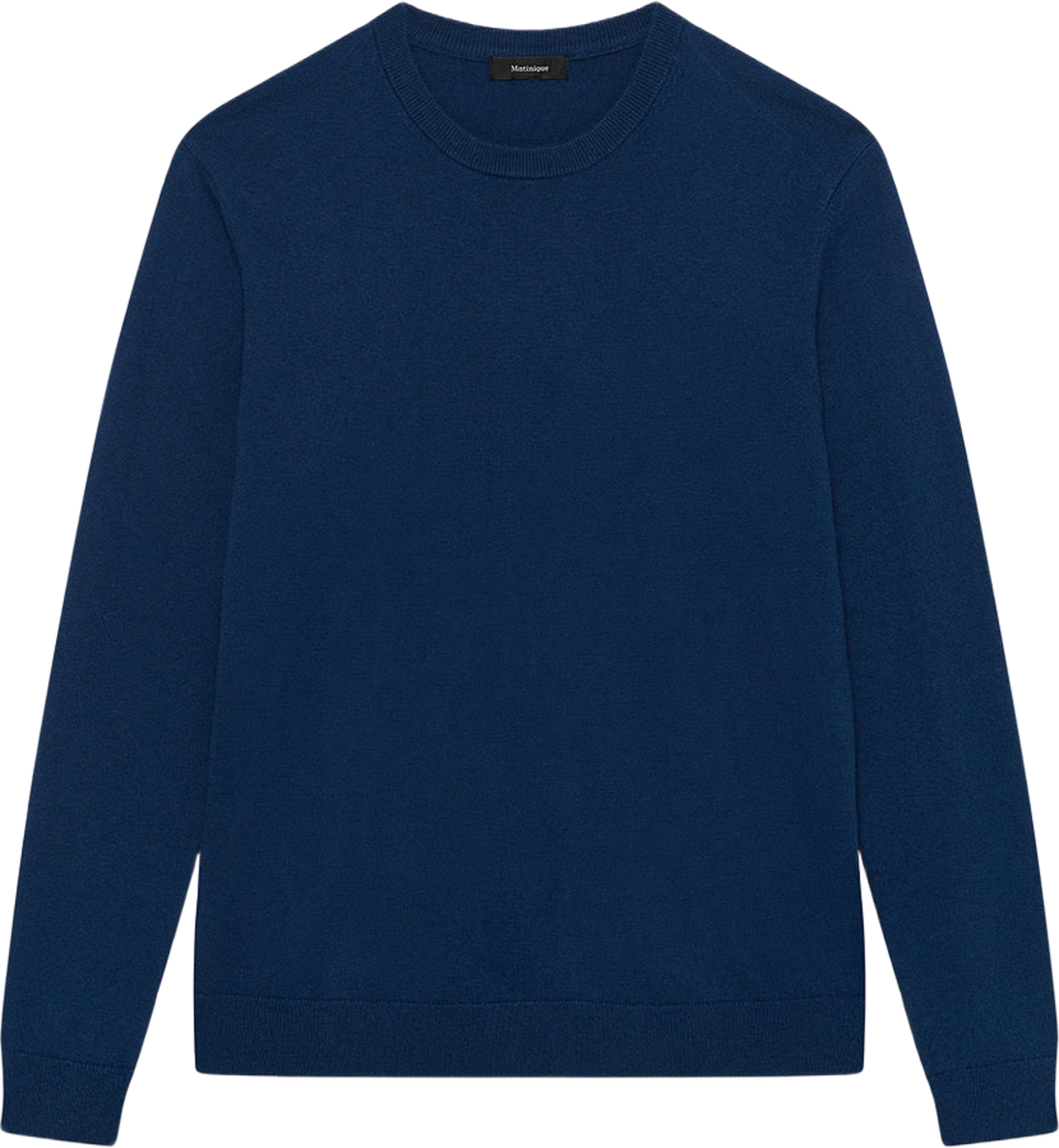 MAHenri Pullover, från Matinique, i färgen Ink Blue Melange. Klicka för att öppna bilden i stort format