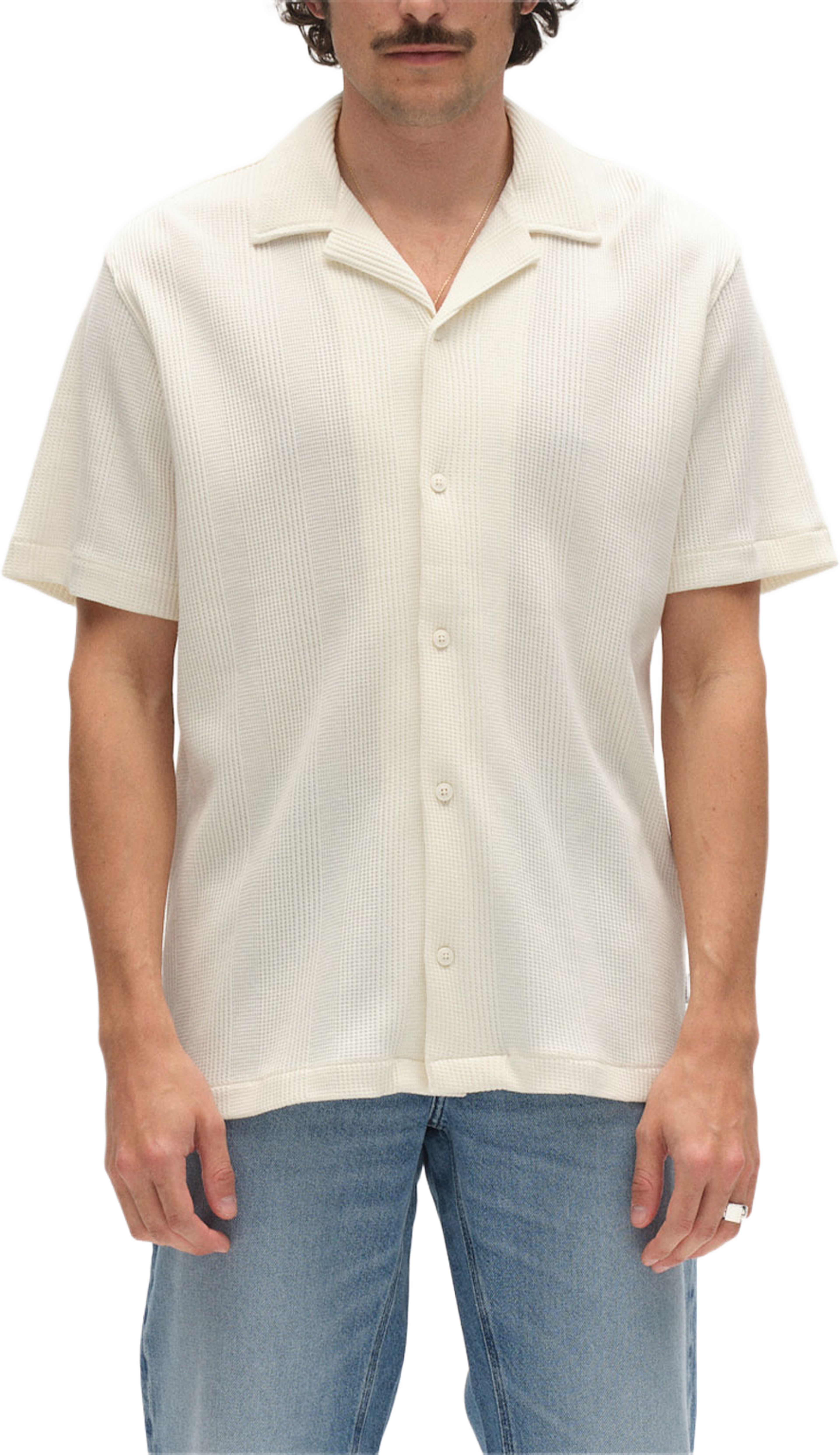 Valente Wup T-shirt, från GABBA, i färgen Bone White. Klicka för att öppna bilden i stort format