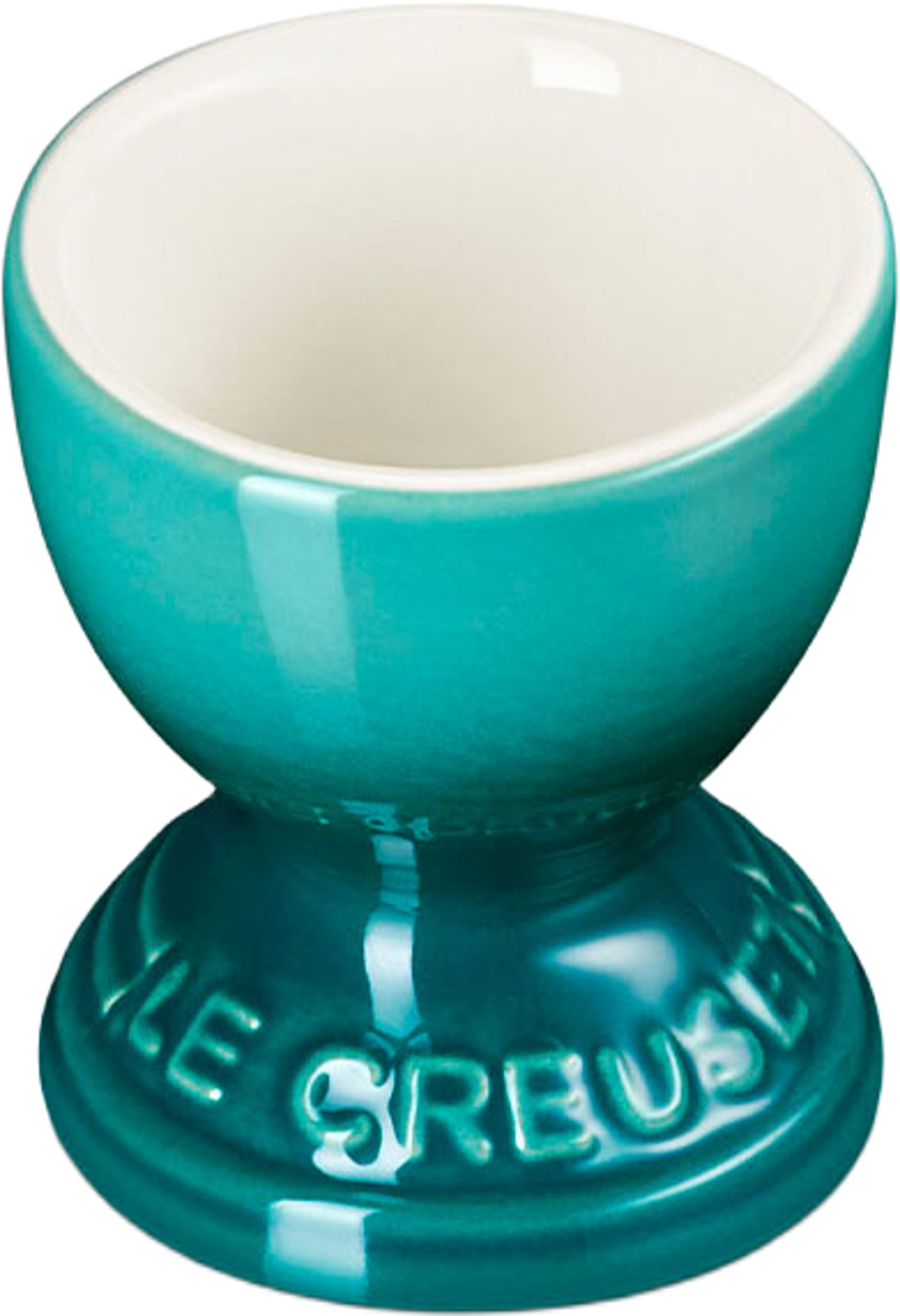 Le Creuset Signature stengods äggkopp Bleu Riviera, från Le Creuset, i färgen Bleu Riviera. Klicka för att öppna bilden i stort format