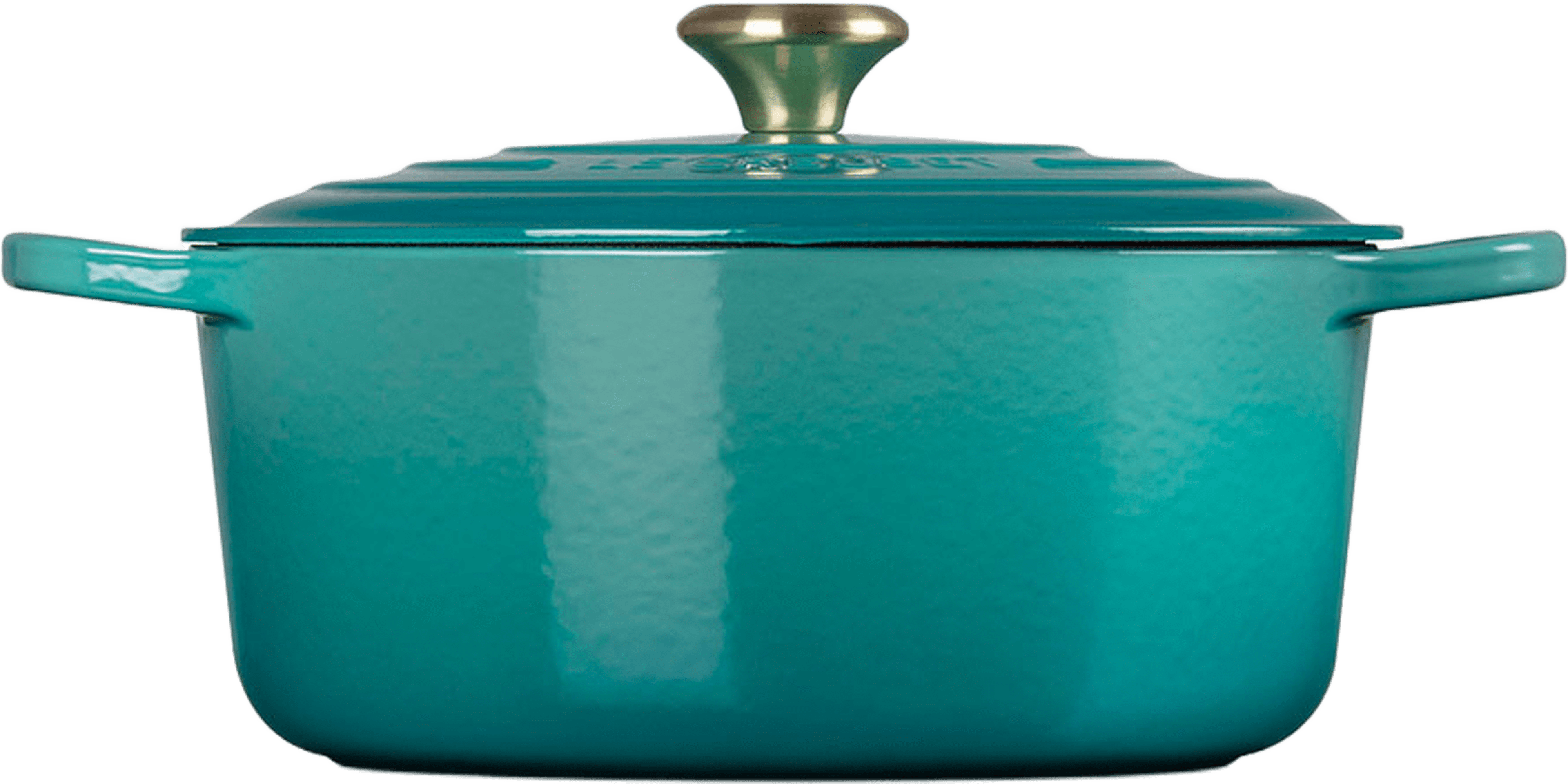 Le Creuset Signature gjutjärn rund gryta 28cm Bleu Riviera, från Le Creuset, i färgen Bleu Riviera. Klicka för att öppna bilden i stort format