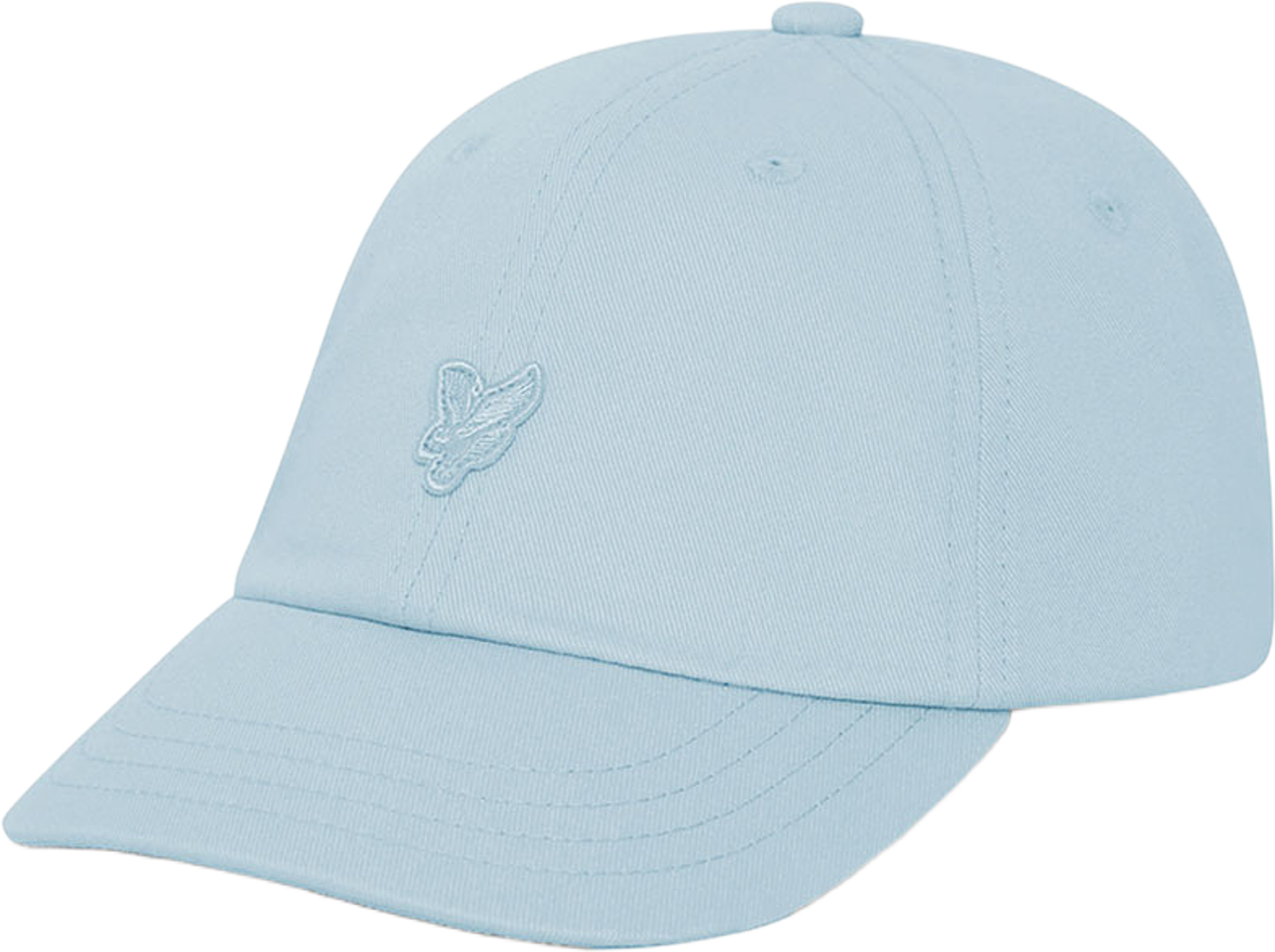 Tonal Eagle Baseball Cap, från Lyle & Scott, i färgen Parma Blue. Klicka för att öppna bilden i stort format