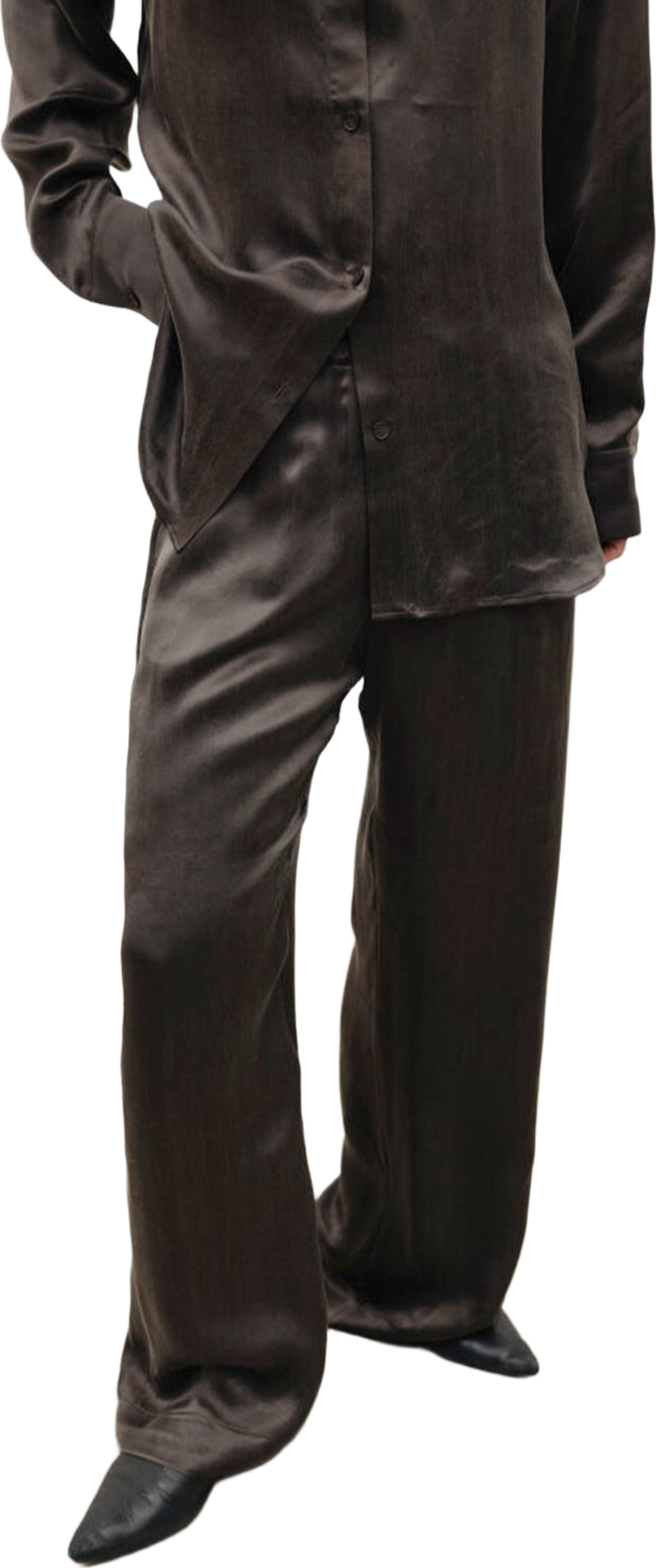 DAILY PANTS CUPRO, från A Part Of The Art, i färgen Bitter Chocolate. Klicka för att öppna bilden i stort format