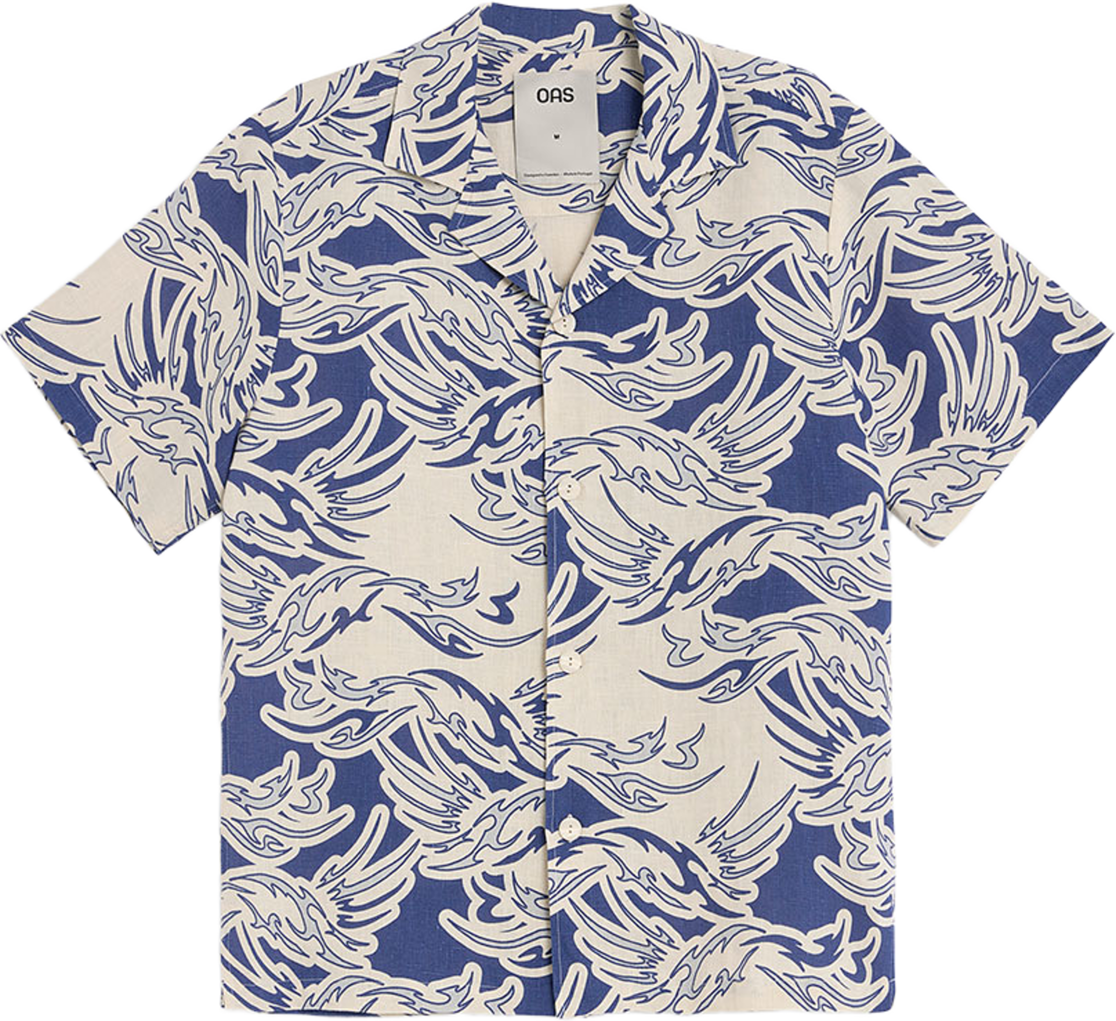 Rogue Cuba Shirt, från OAS, i färgen Blue. Klicka för att öppna bilden i stort format