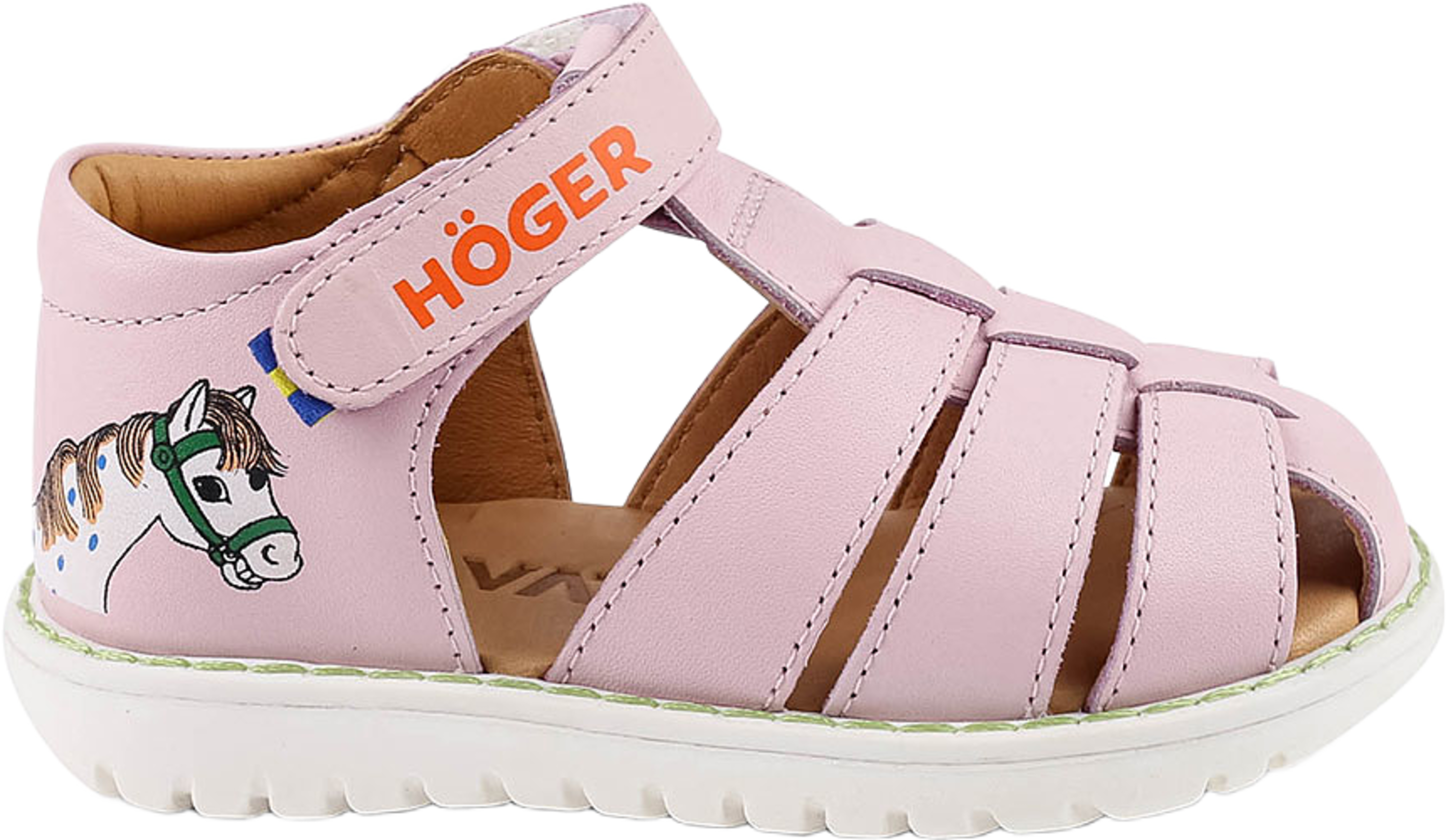 Sandal Hällevik Pippi, från Kavat, i färgen Pink. Klicka för att öppna bilden i stort format