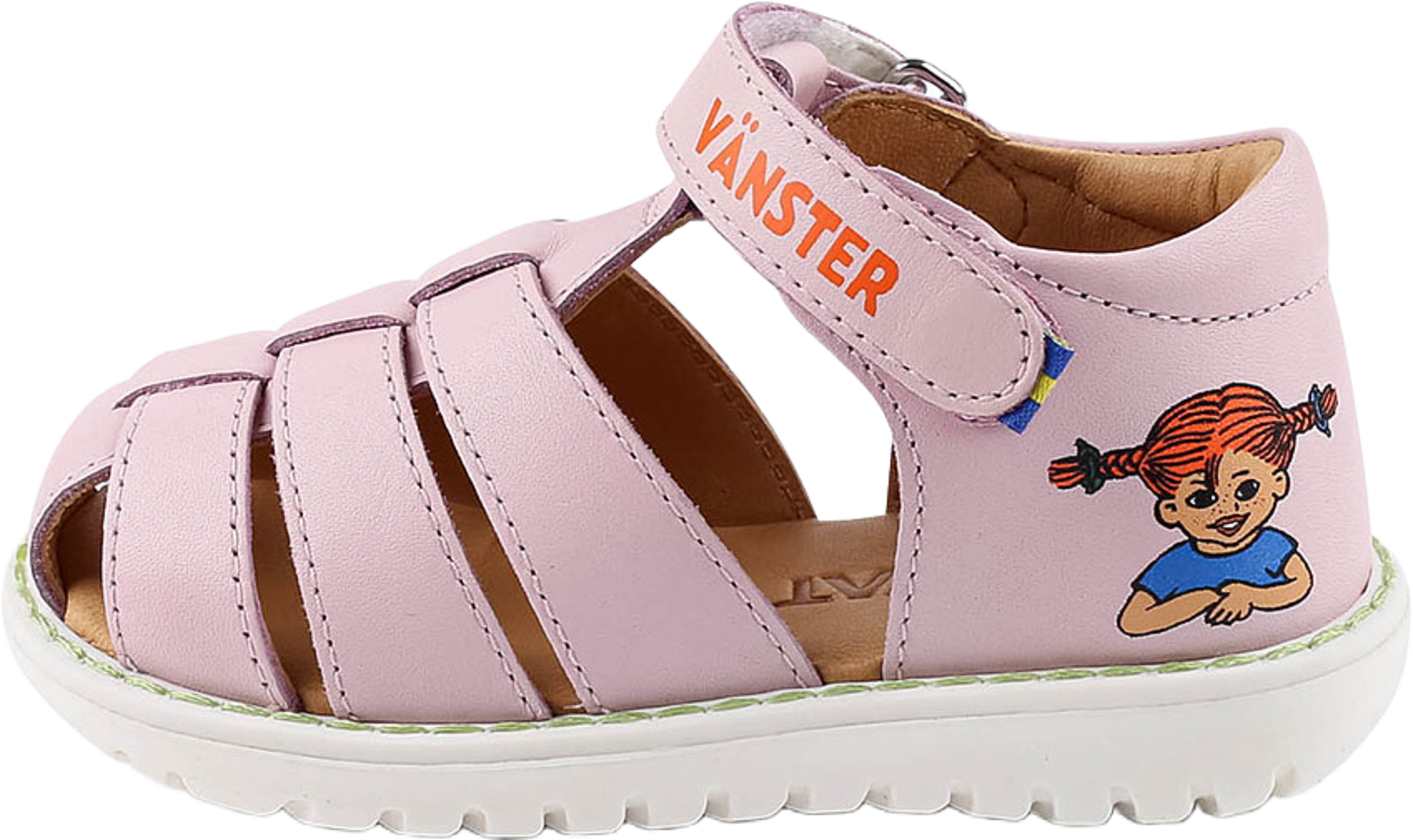 Sandal Hällevik Pippi, från Kavat, i färgen Pink. Klicka för att öppna bilden i stort format