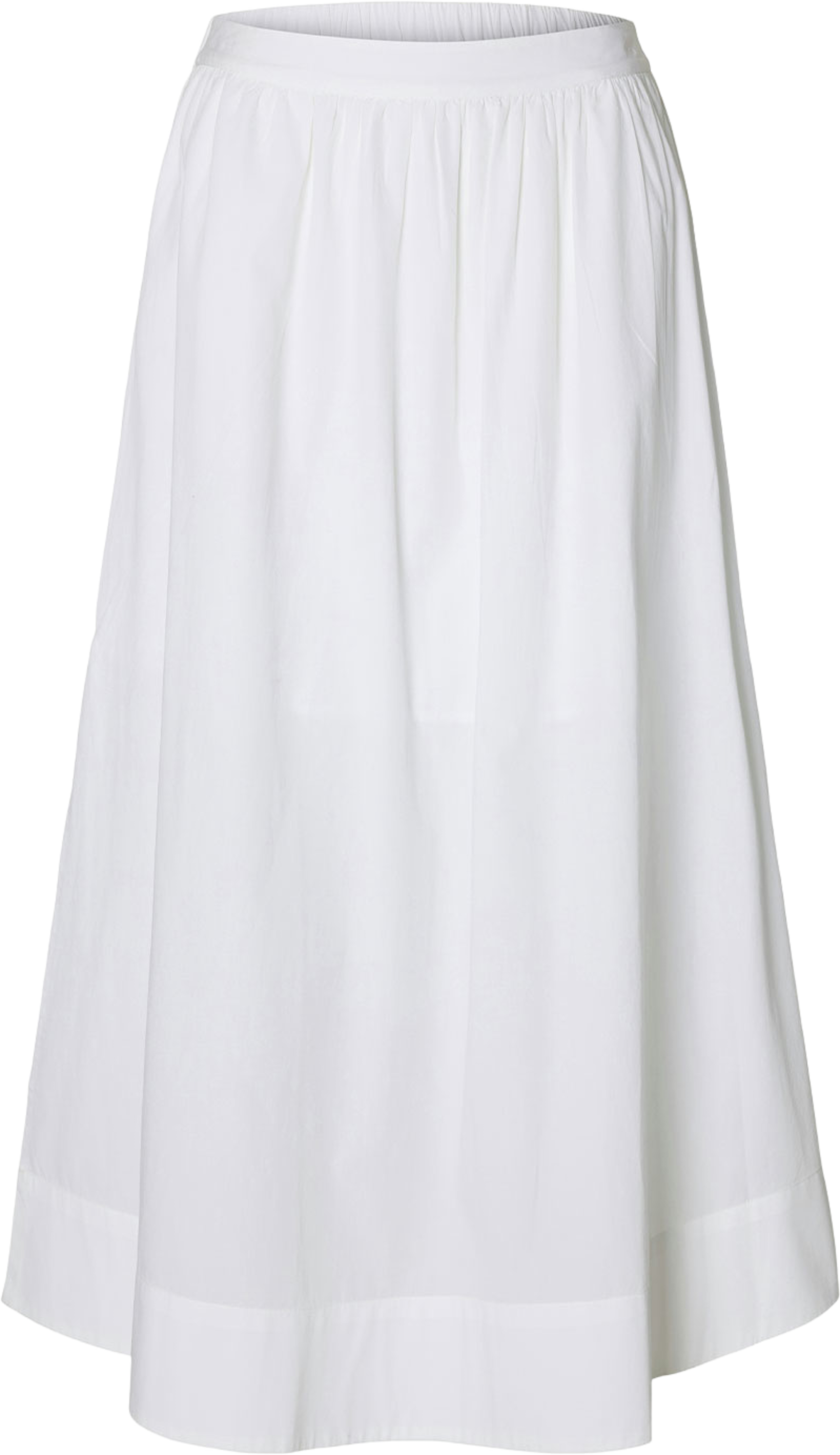 Blair Skirt, från Selected Femme, i färgen Bright White. Klicka för att öppna bilden i stort format