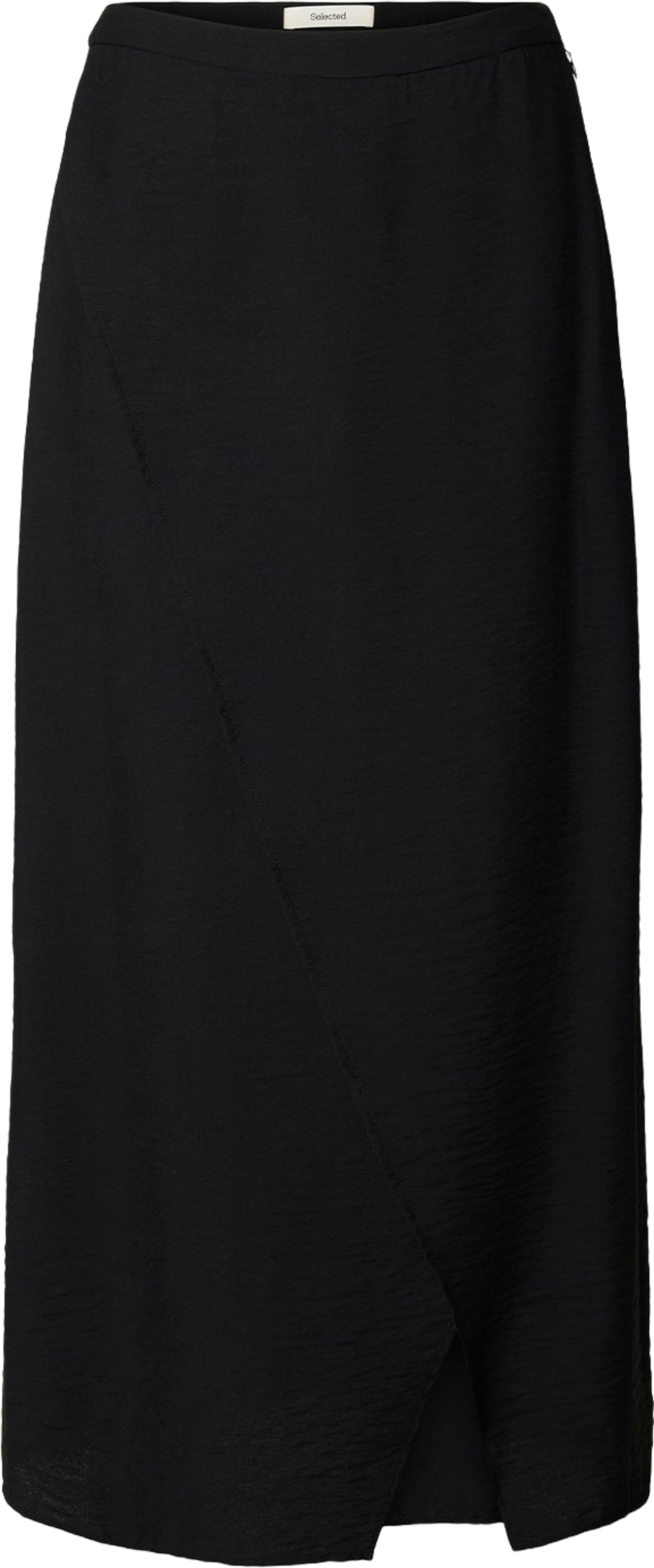 Lisa Ankle Wrap Skirt, från Selected Femme, i färgen Black. Klicka för att öppna bilden i stort format