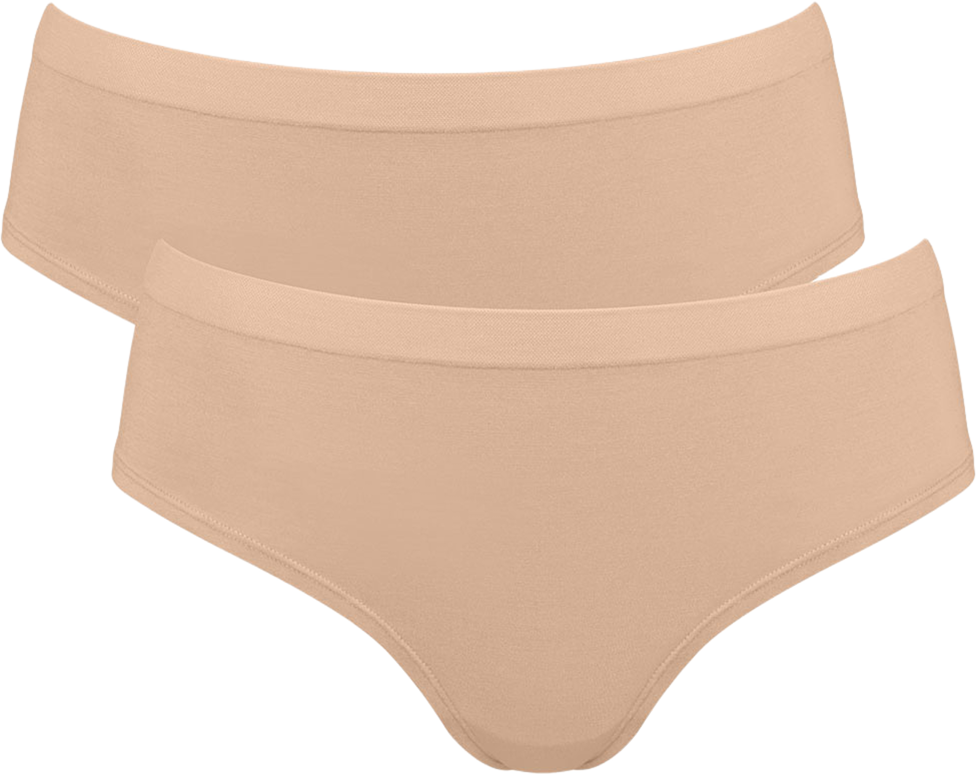 GO Sense Hipster 2-pack, från Sloggi, i färgen Peanut Butter. Klicka för att öppna bilden i stort format