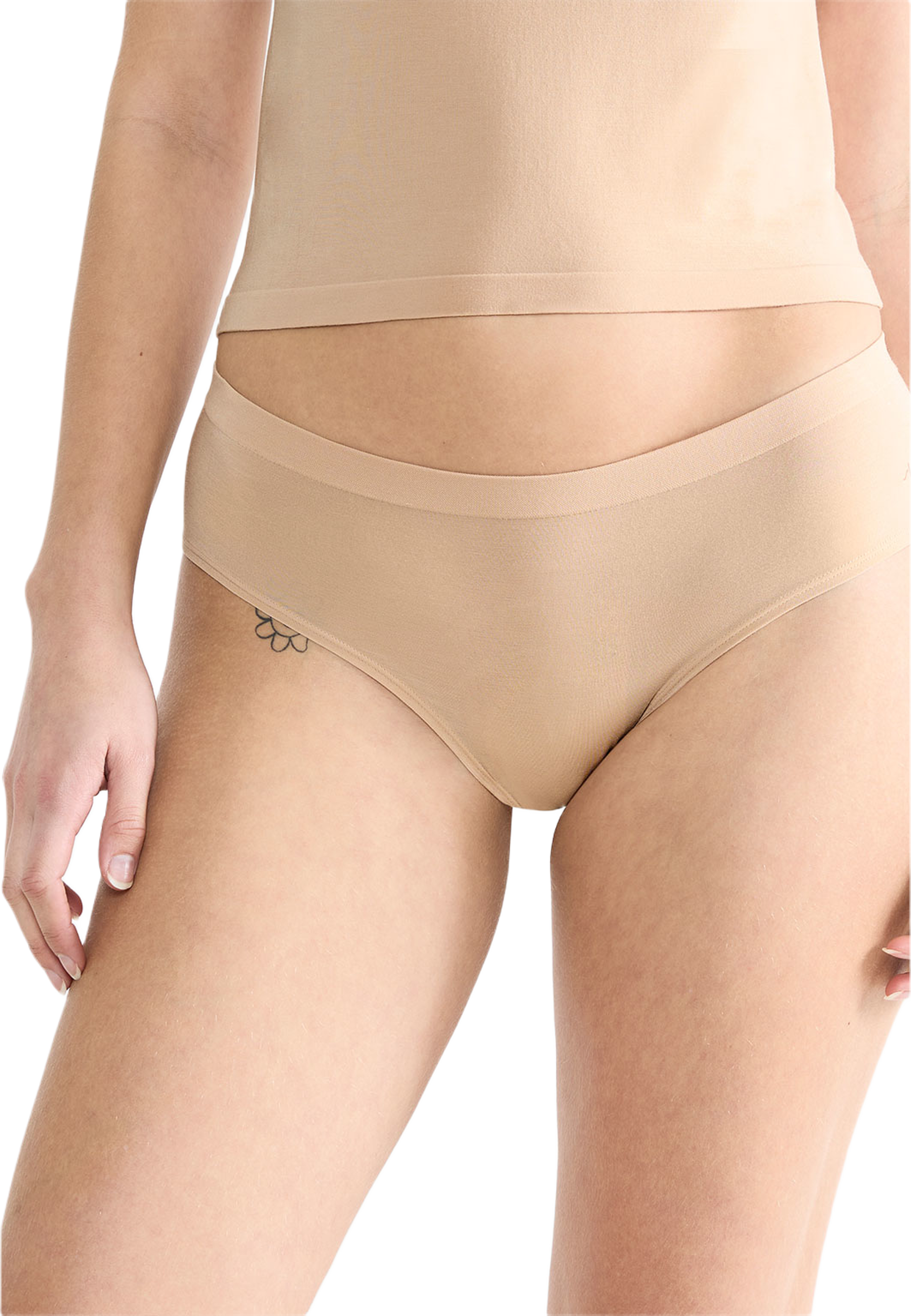 GO Sense Hipster 2-pack, från Sloggi, i färgen Peanut Butter. Klicka för att öppna bilden i stort format