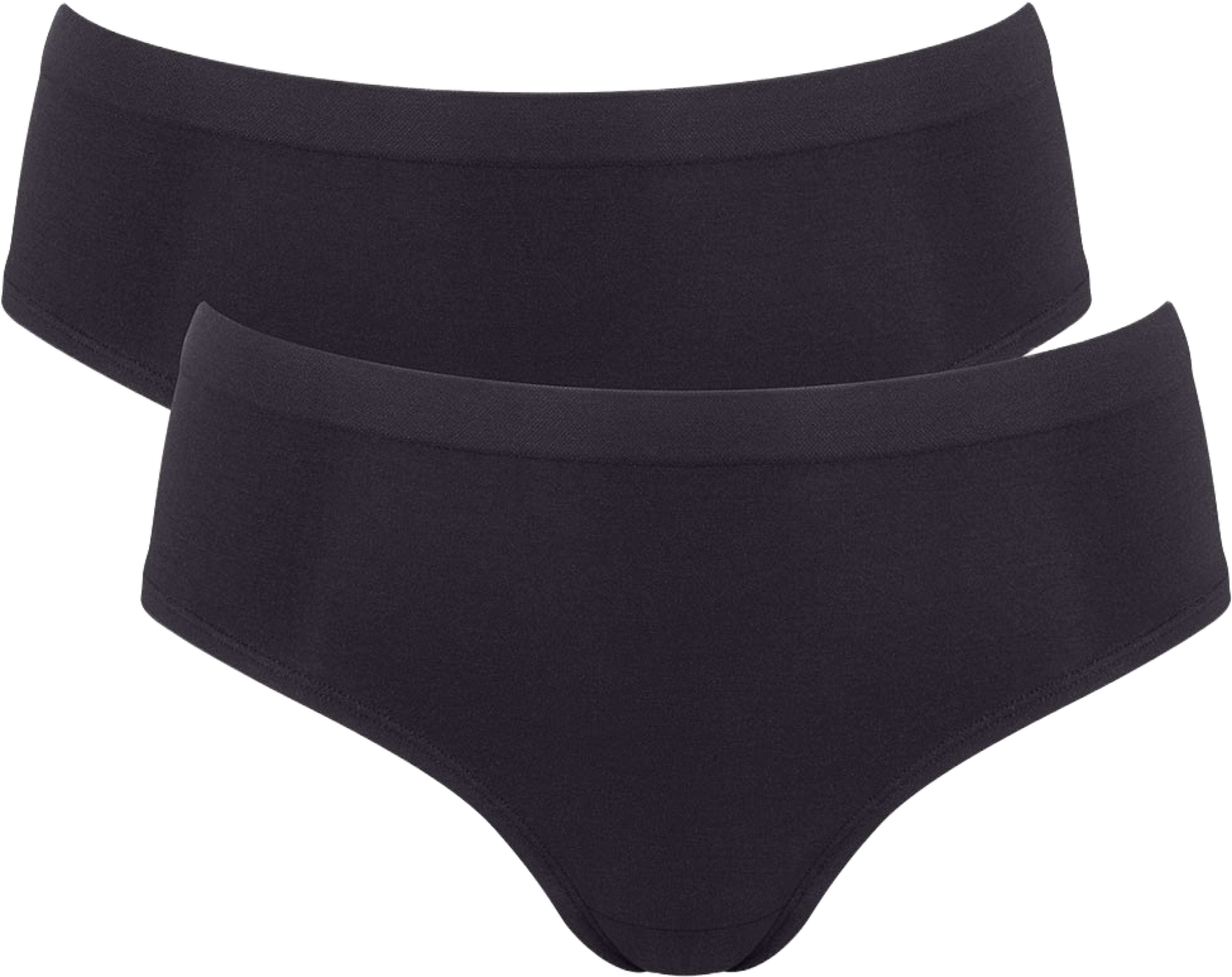 GO Sense Hipster 2-pack, från Sloggi, i färgen Black. Klicka för att öppna bilden i stort format