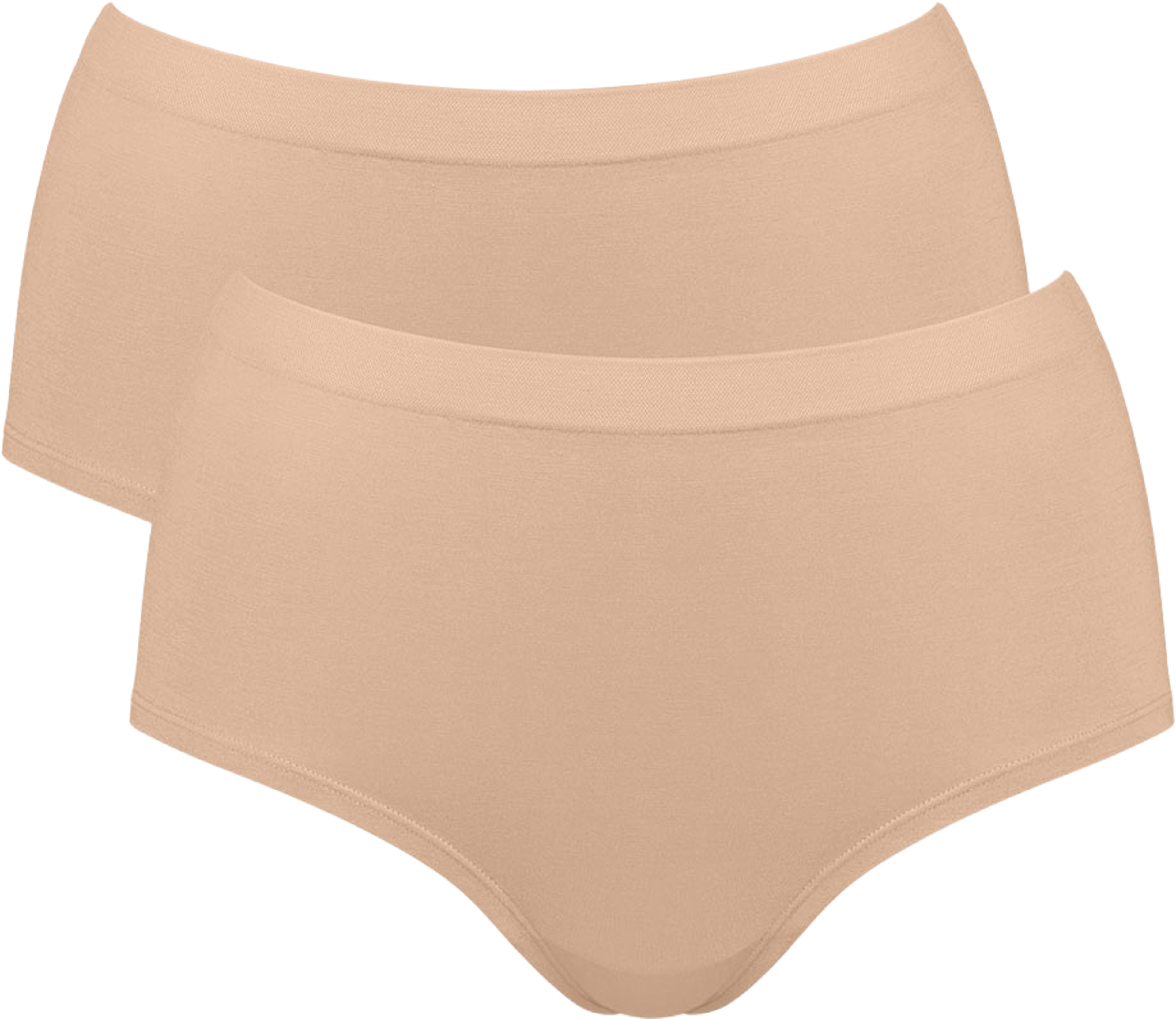 GO Sense Highwaist 2P, från Sloggi, i färgen Peanut Butter. Klicka för att öppna bilden i stort format