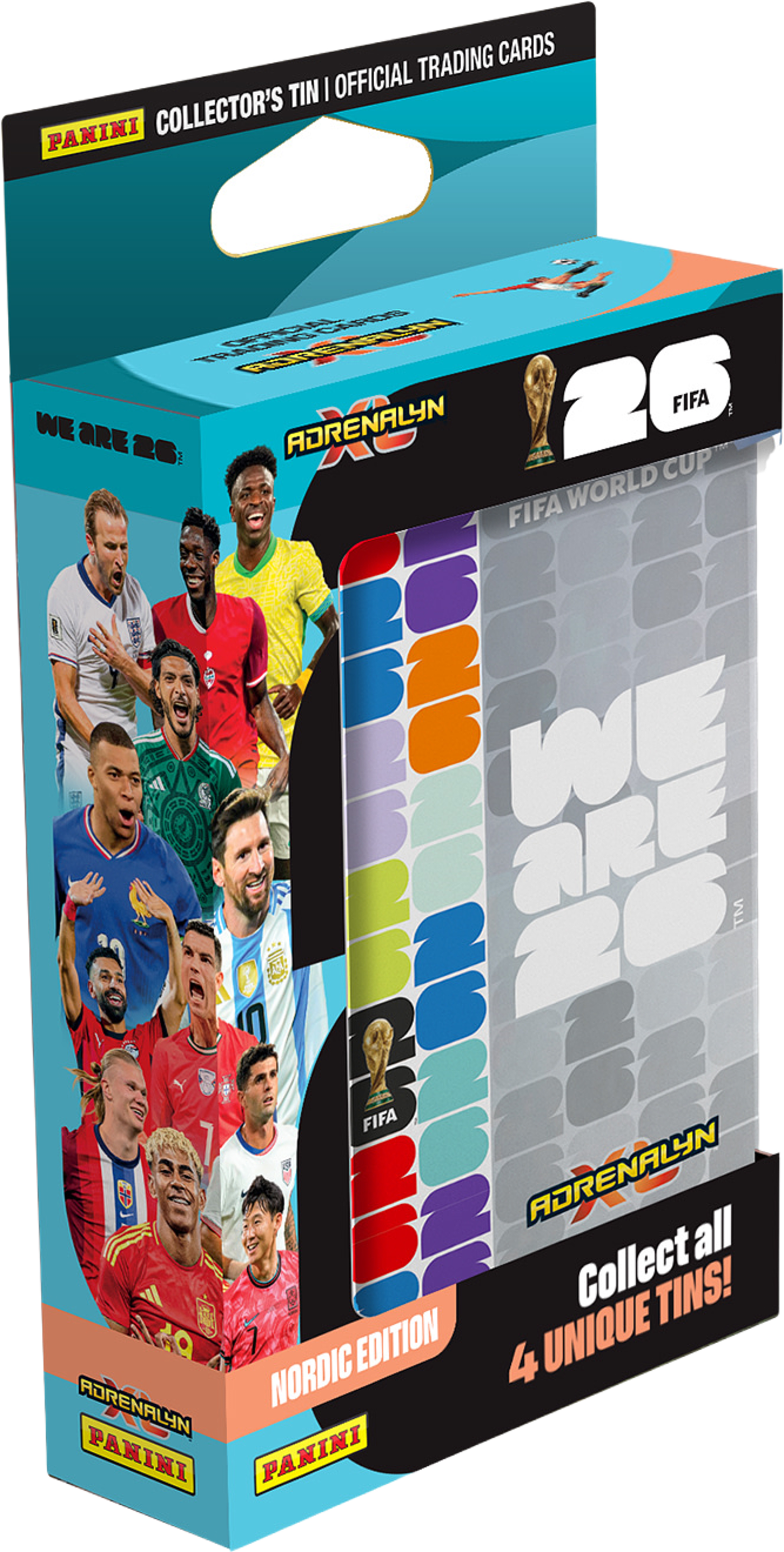 Panini World Cup 2026 Pocket Tin, från Panini. Klicka för att öppna bilden i stort format