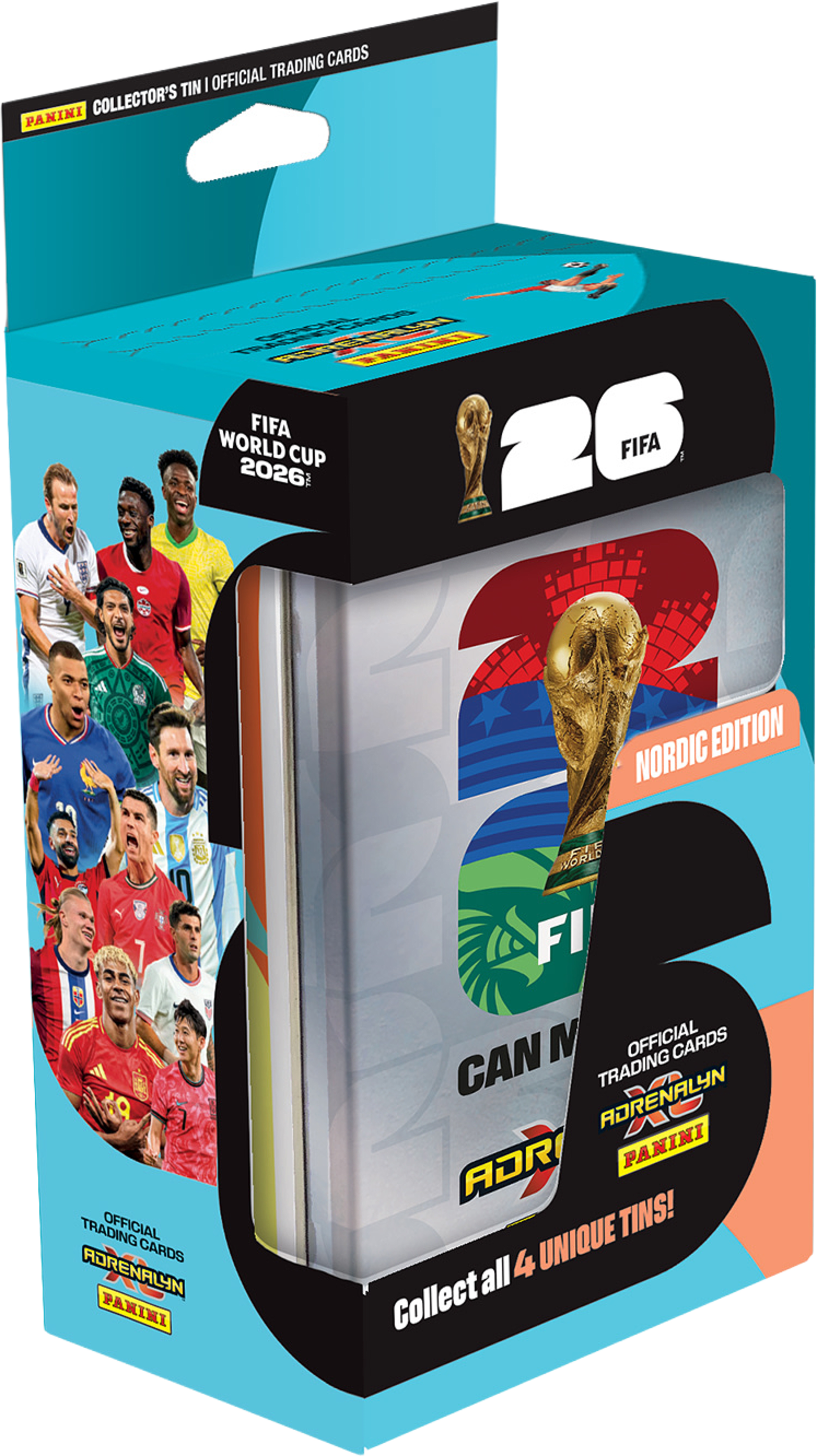 Panini World Cup 2026 Mega Tin, från Panini. Klicka för att öppna bilden i stort format