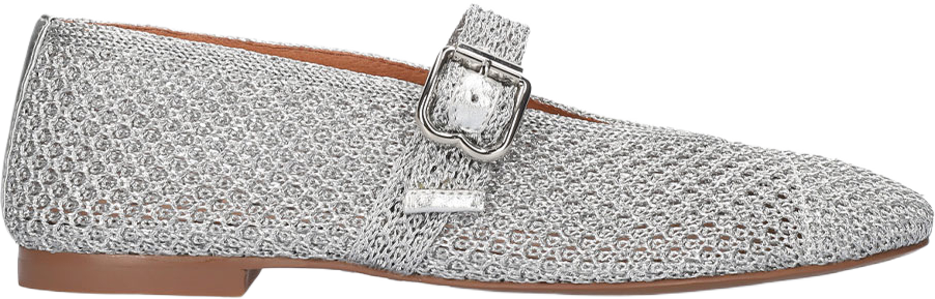 Elani Flat, från Bibi Lou, i färgen Plata. Klicka för att öppna bilden i stort format