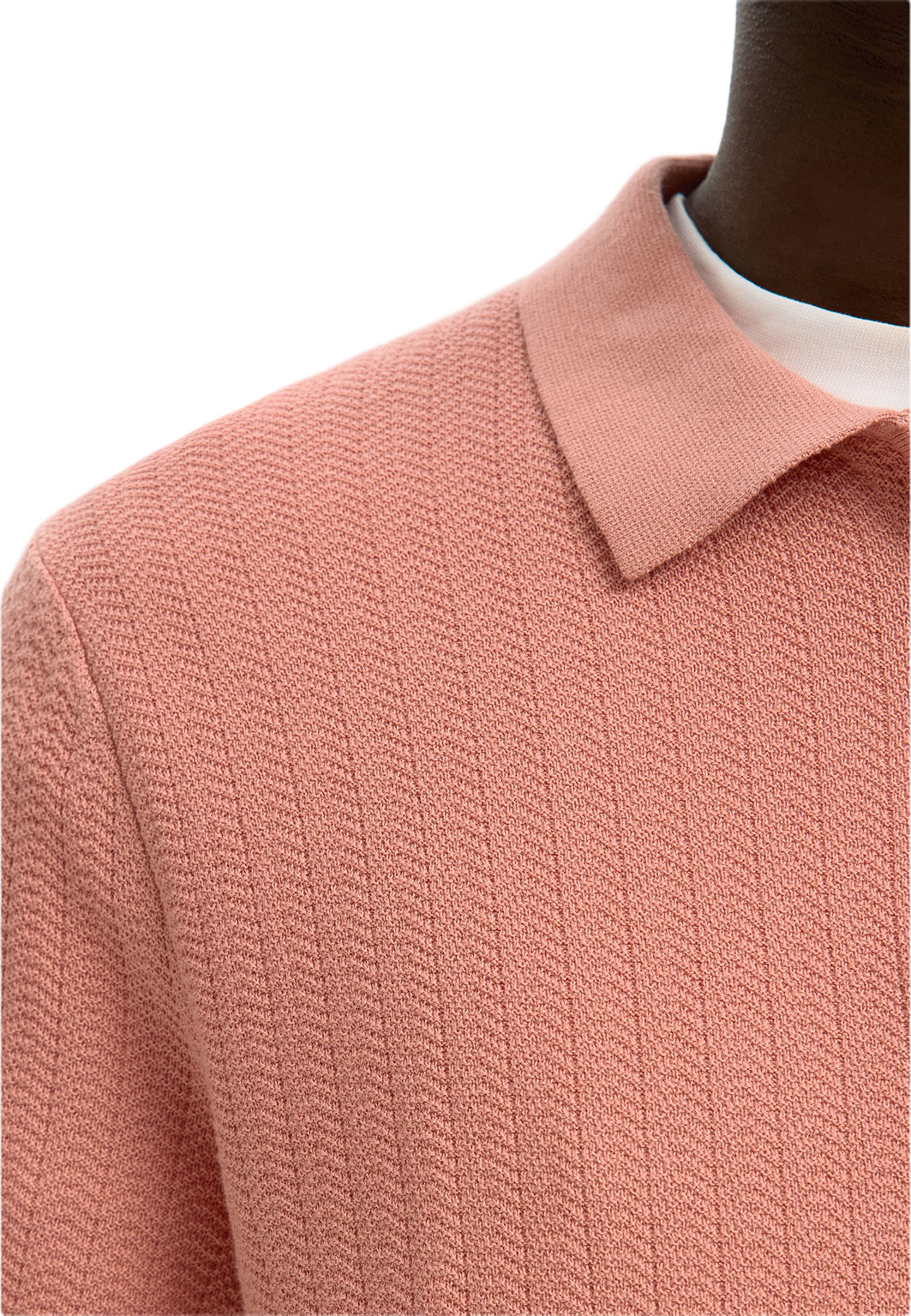 Half Zip Sweather, från Selected Homme, i färgen Rose Dawn. Klicka för att öppna bilden i stort format