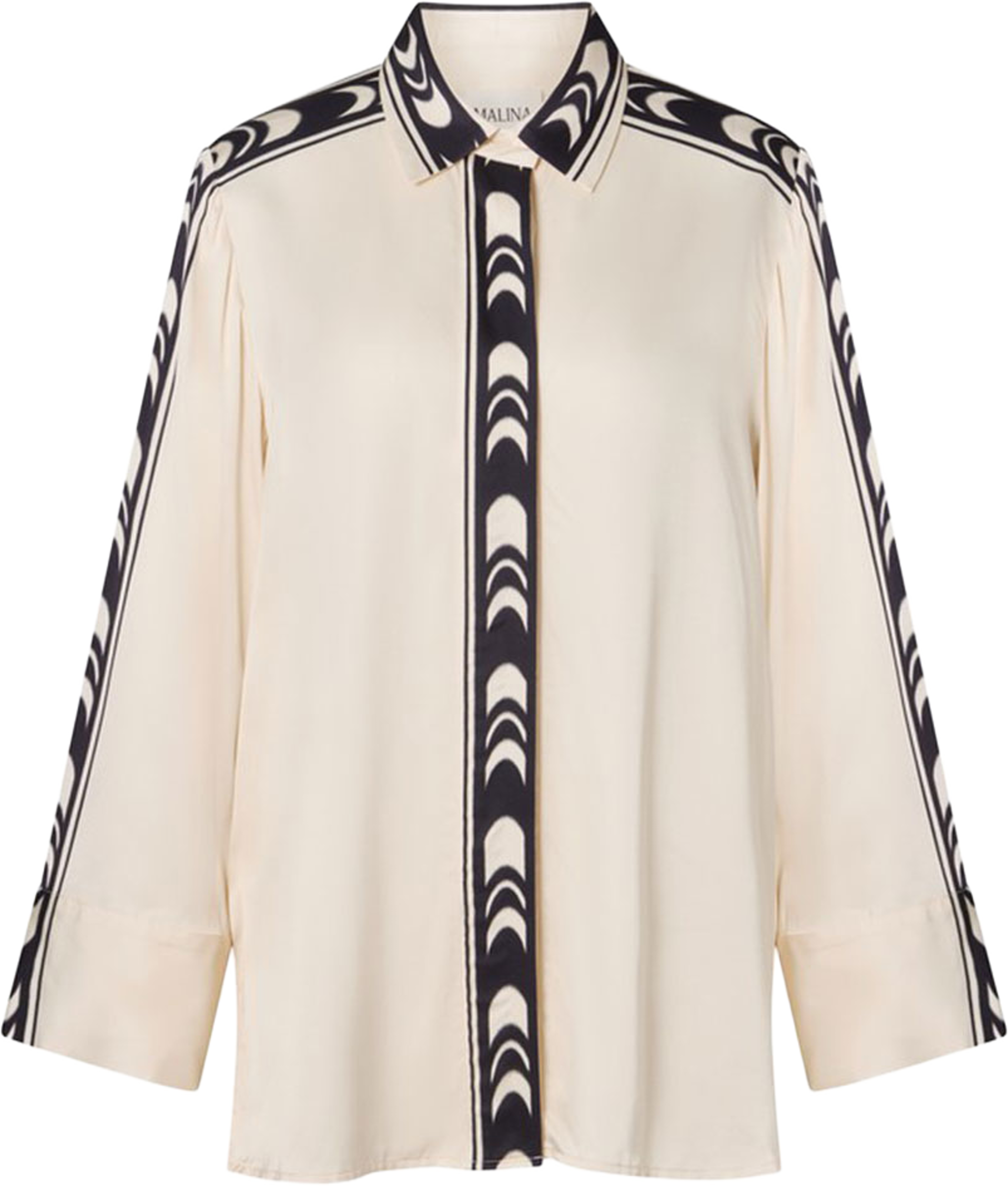 Meya Shirt, från Malina, i färgen Arch2. Klicka för att öppna bilden i stort format