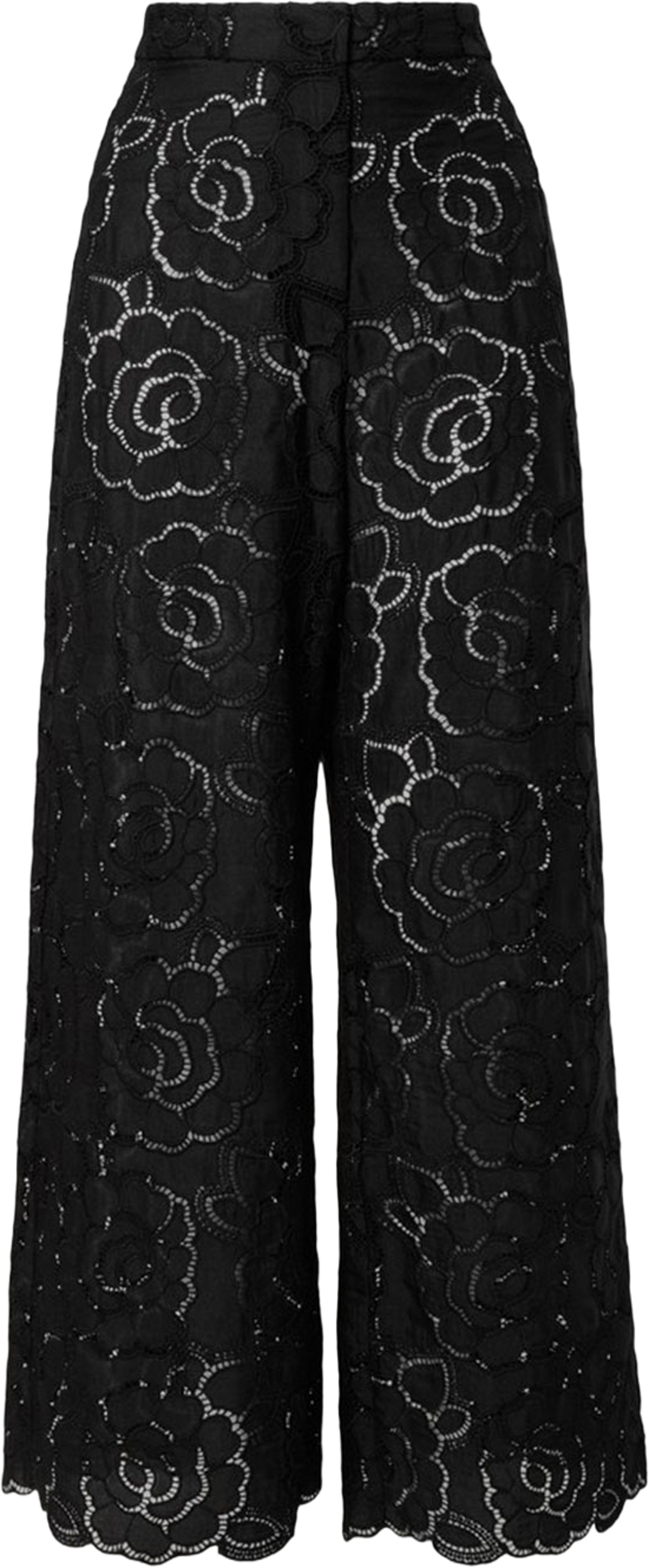 Stacey Wide Lace Pants, från Malina, i färgen Black1. Klicka för att öppna bilden i stort format