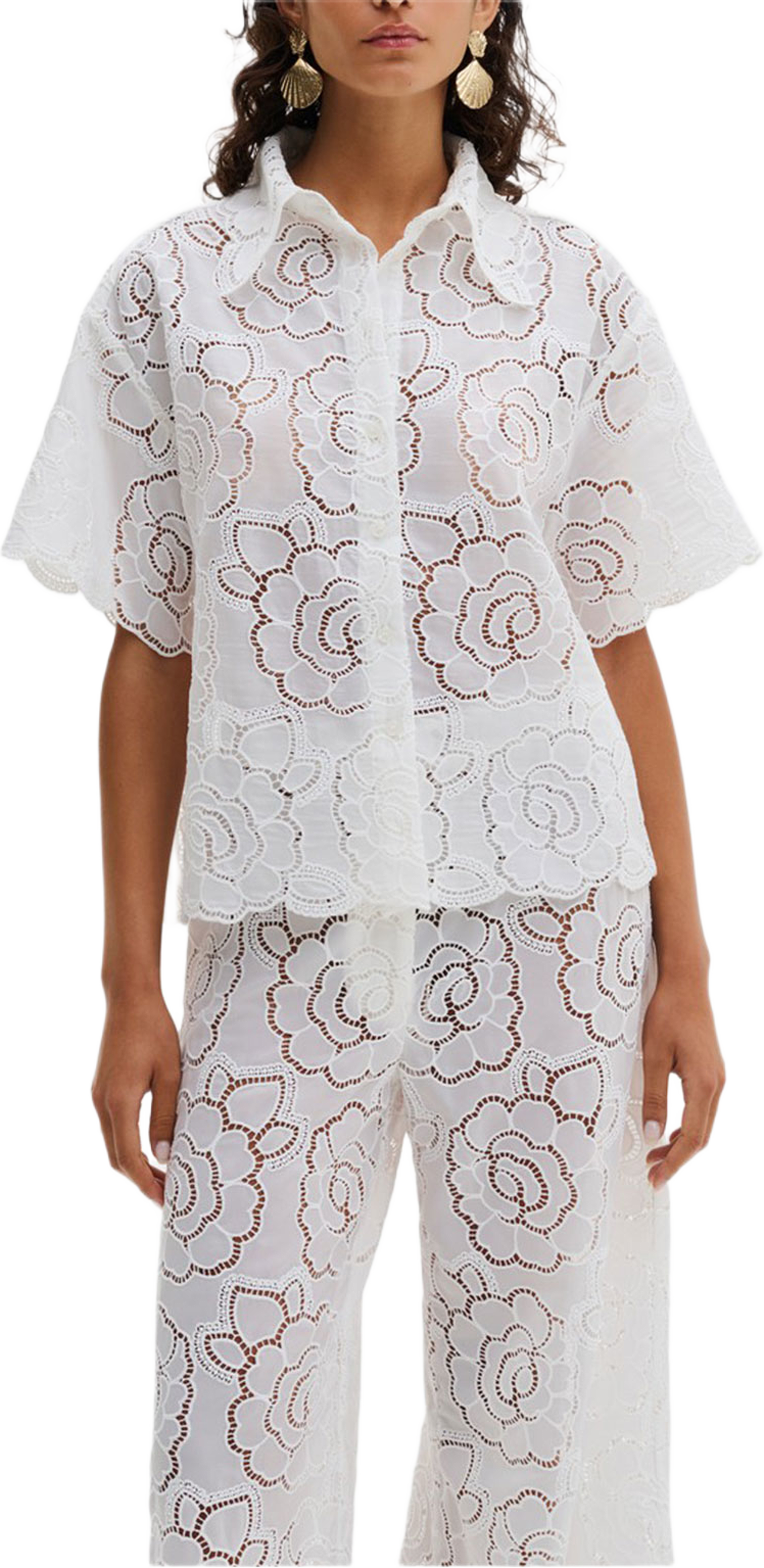 Ciara Lace Top Tops, från Malina, i färgen Light Lemon5. Klicka för att öppna bilden i stort format