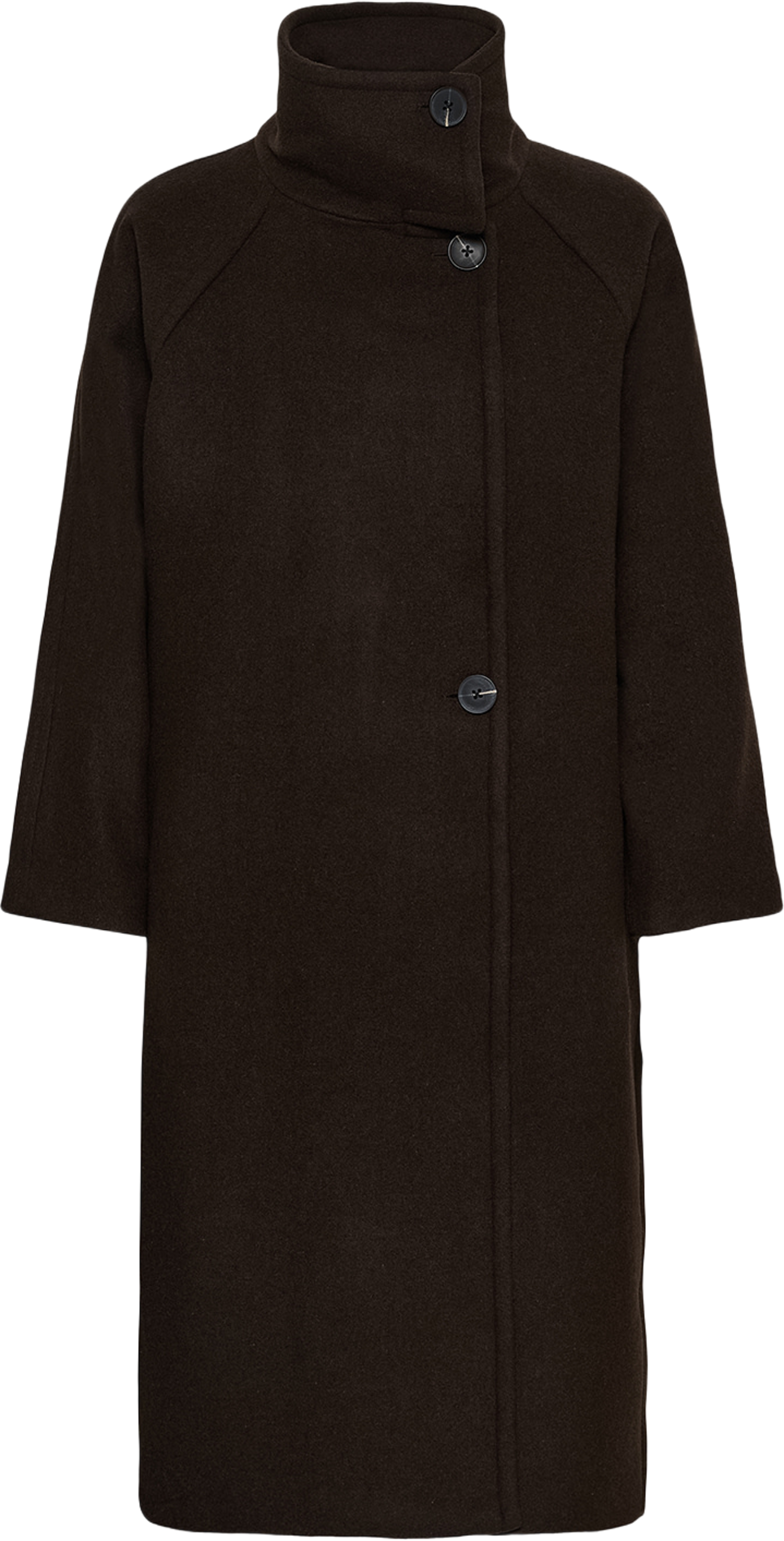 ThoraIW Coat, från Inwear, i färgen Chocolate Brown. Klicka för att öppna bilden i stort format