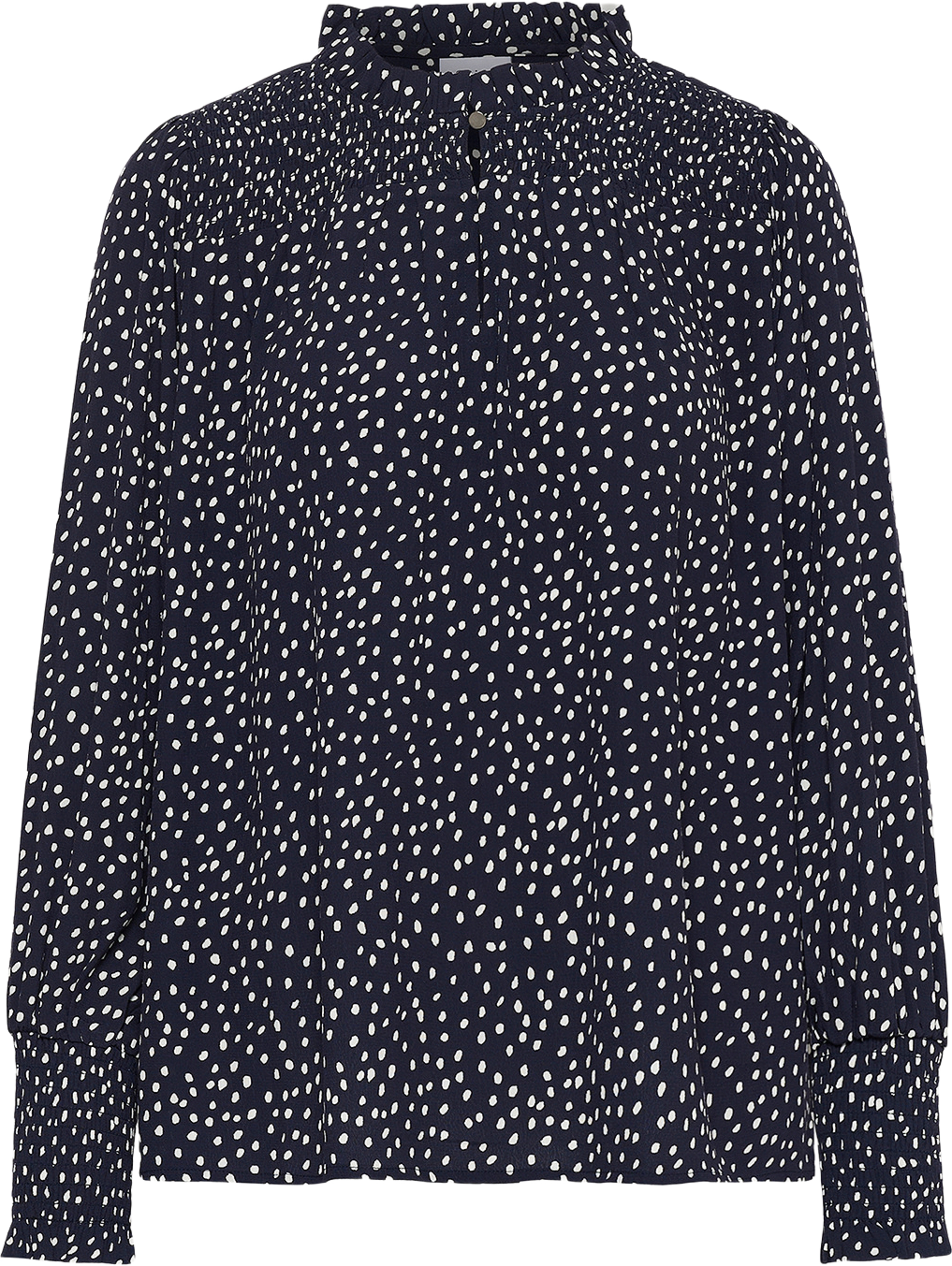 MalikaSZ Blouse, från Saint Tropez, i färgen Nightsky Ice Drea Dot. Klicka för att öppna bilden i stort format