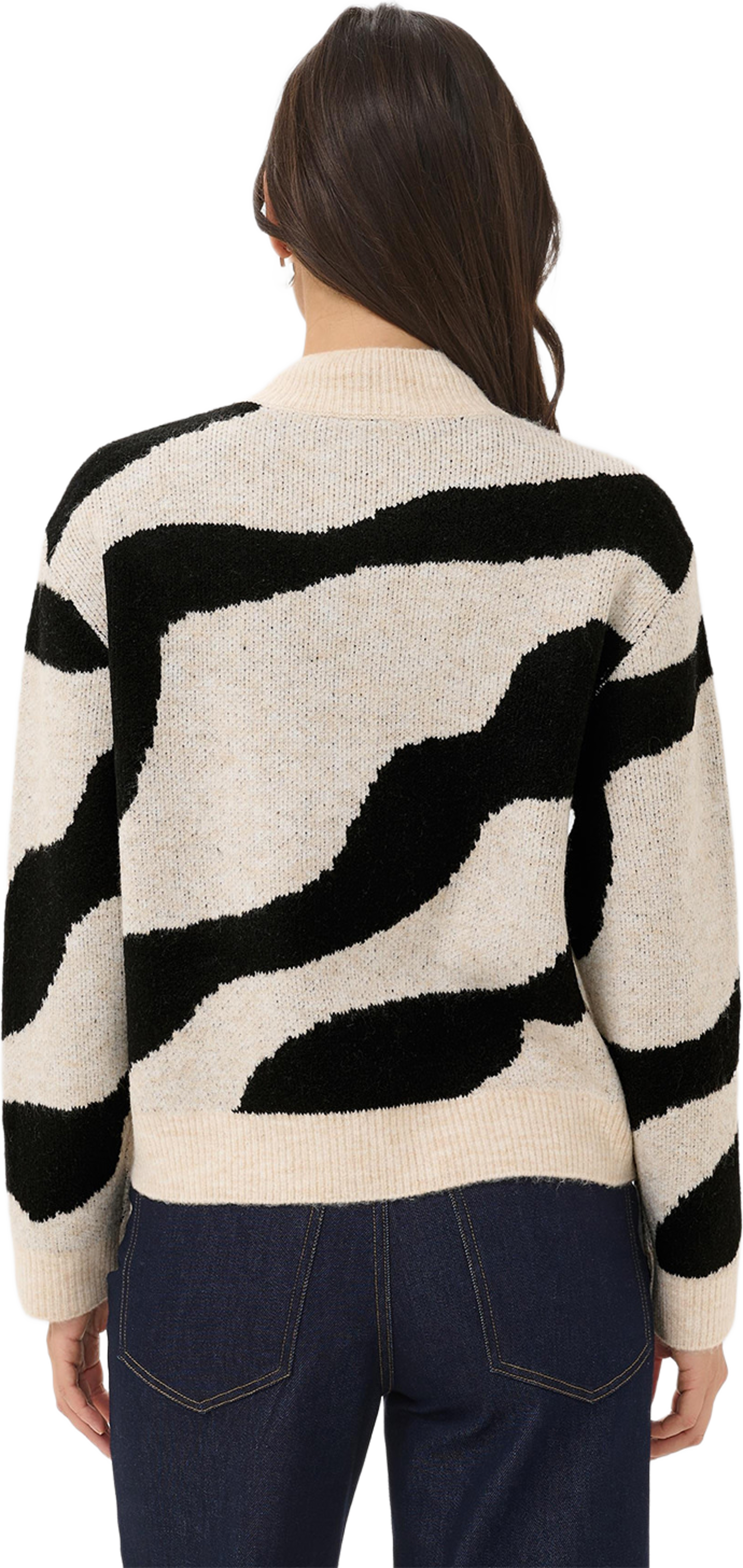 Mallie SZ Pullover, från Saint Tropez, i färgen Creme. Klicka för att öppna bilden i stort format