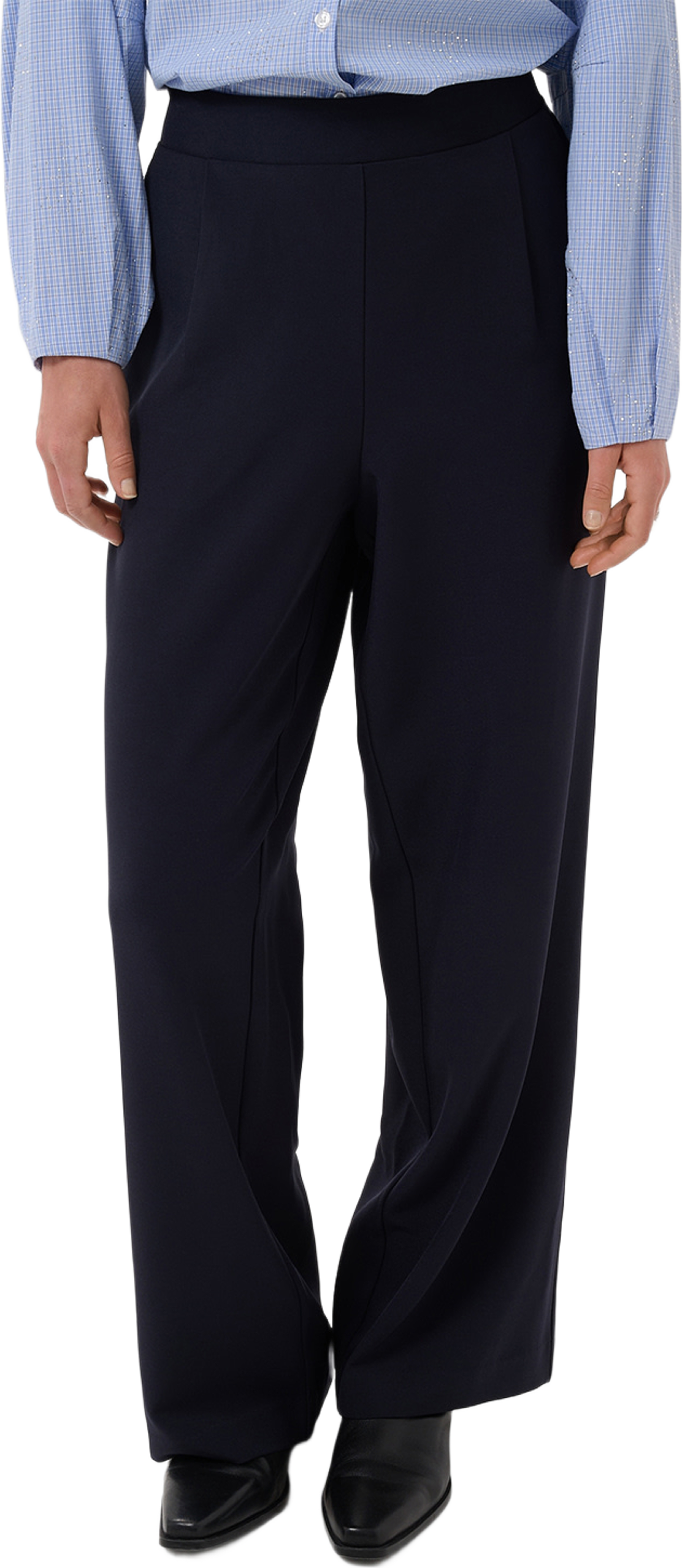 CelestSZ Wide Leg Pants, från Saint Tropez, i färgen Night Sky. Klicka för att öppna bilden i stort format