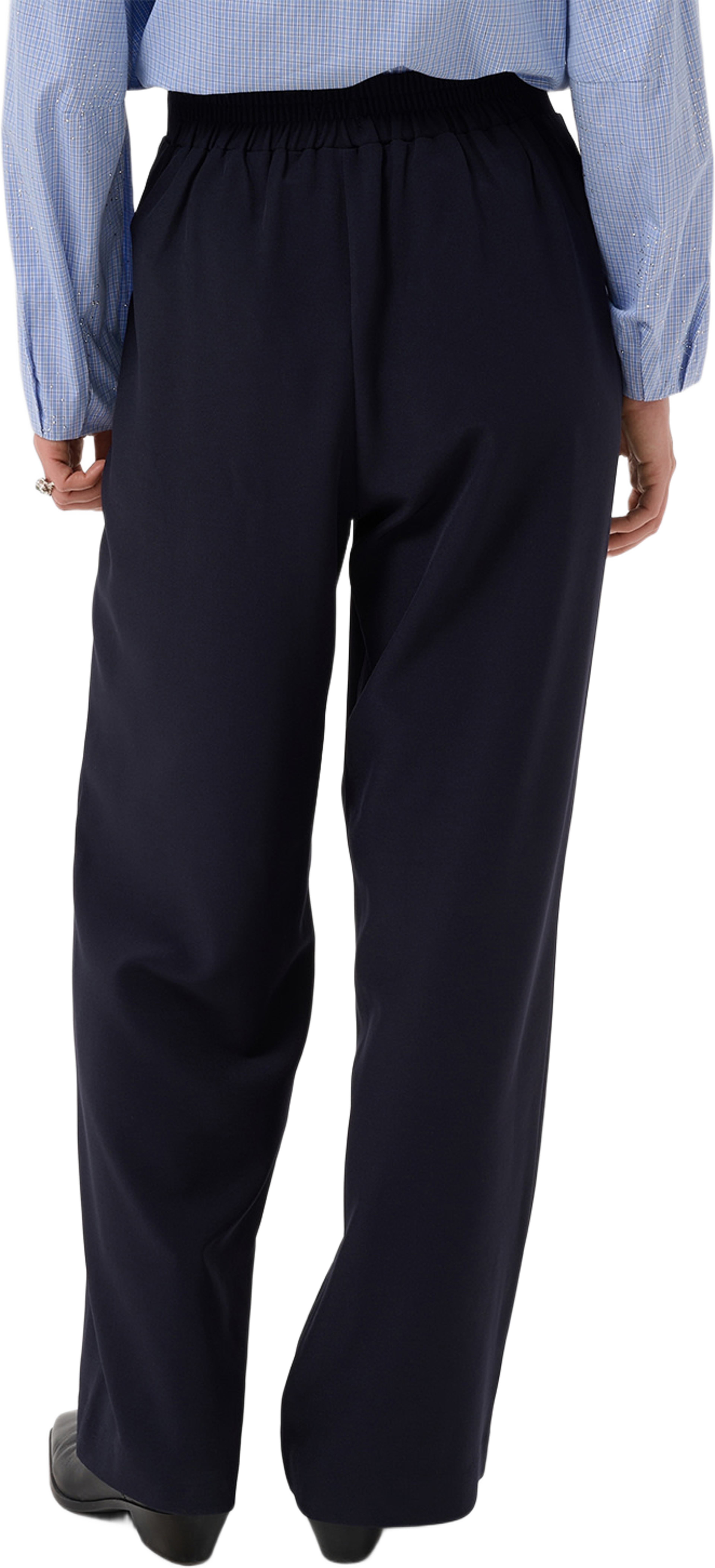 CelestSZ Wide Leg Pants, från Saint Tropez, i färgen Night Sky. Klicka för att öppna bilden i stort format