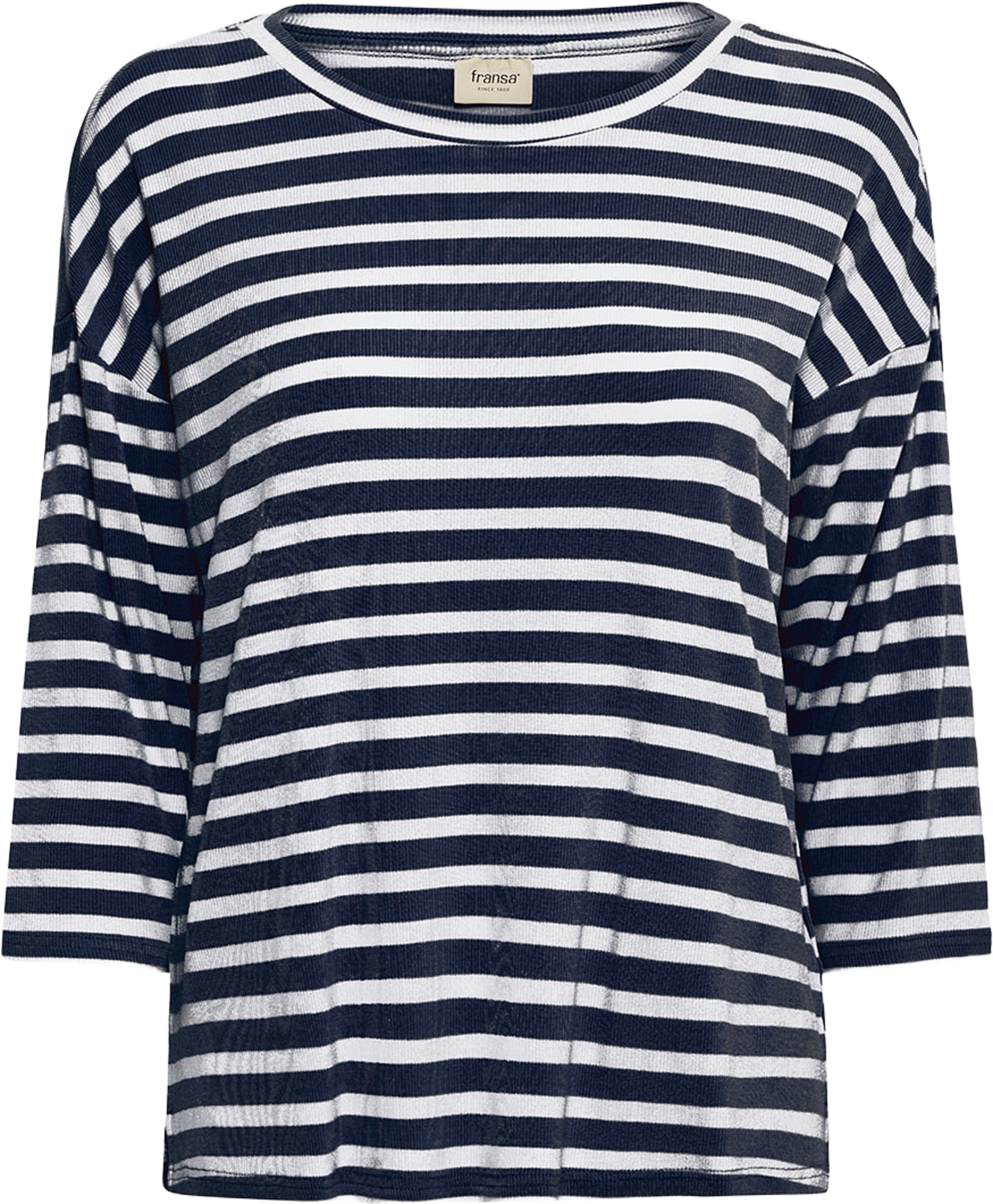 Frcano Tee 2, från Fransa, i färgen Navy B. Stripe. Klicka för att öppna bilden i stort format