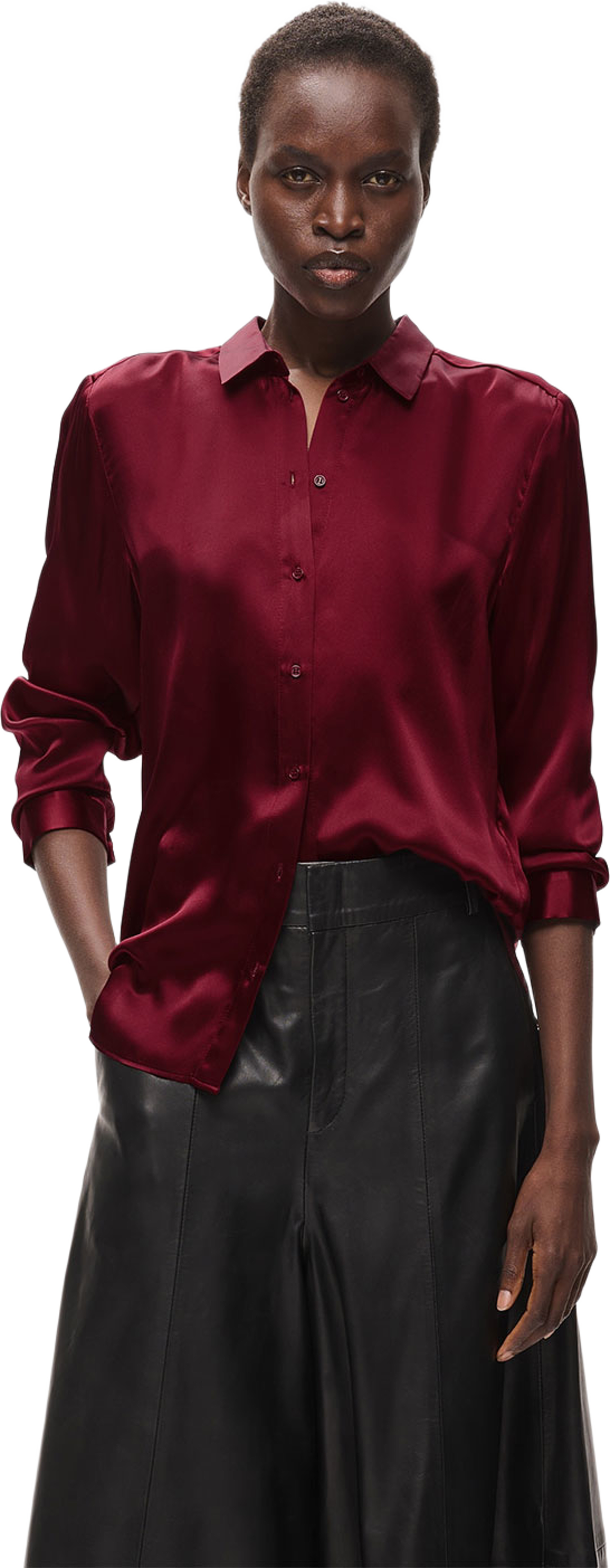 Leonore Shirt, från Inwear, i färgen Zinfandel. Klicka för att öppna bilden i stort format