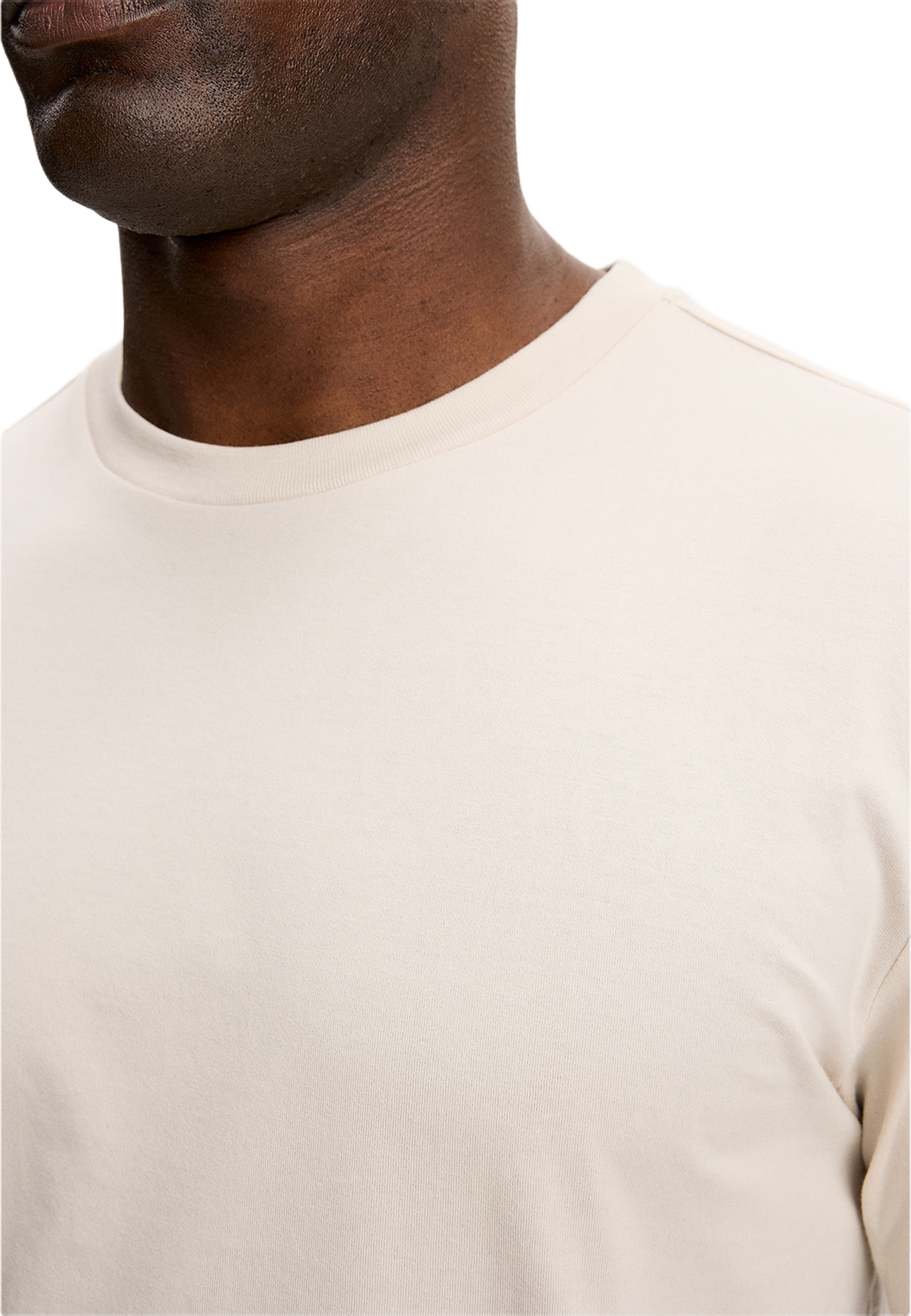 Sid Basic T-Shirt, från J.Lindeberg, i färgen Moonbeam. Klicka för att öppna bilden i stort format