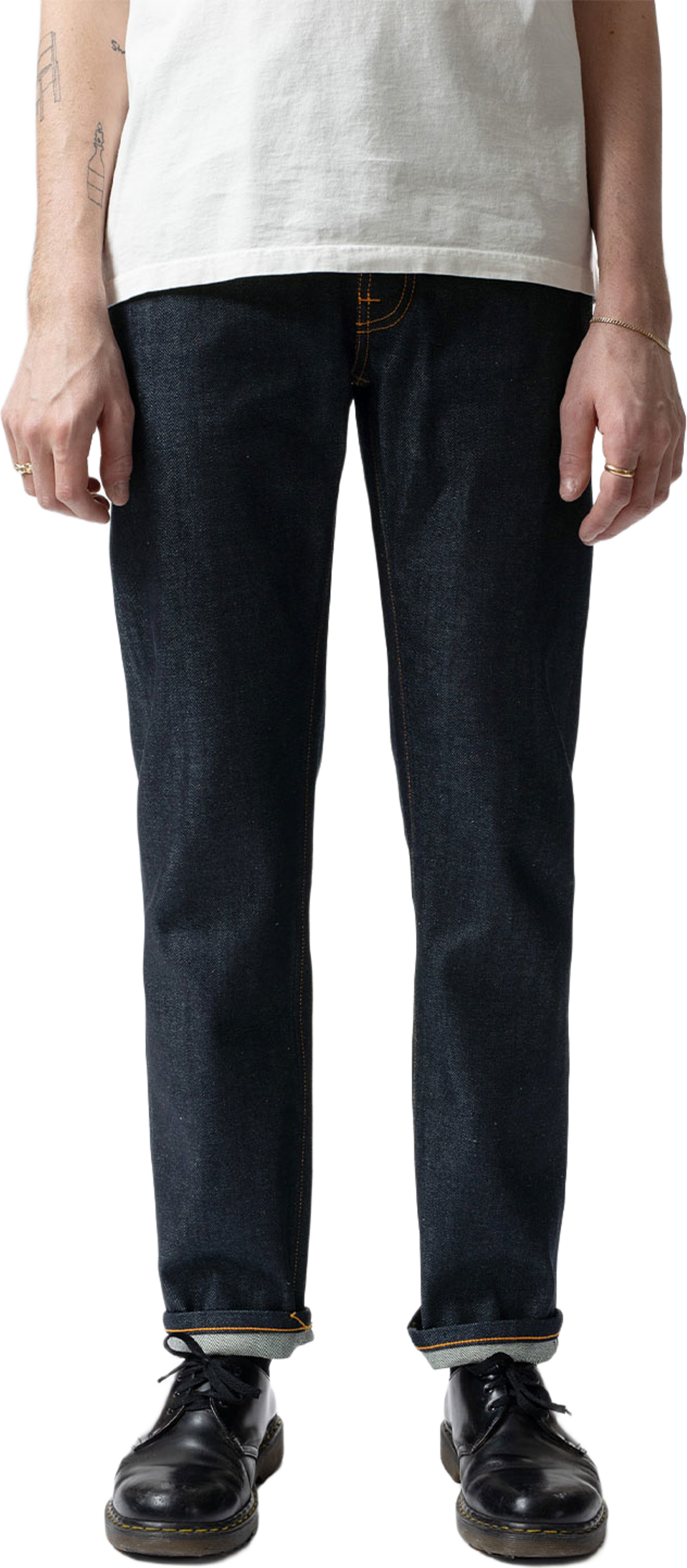 Gritty Jackson Dry Dusk Selvag, från Nudie Jeans, i färgen Dry Dusk Selvage. Klicka för att öppna bilden i stort format