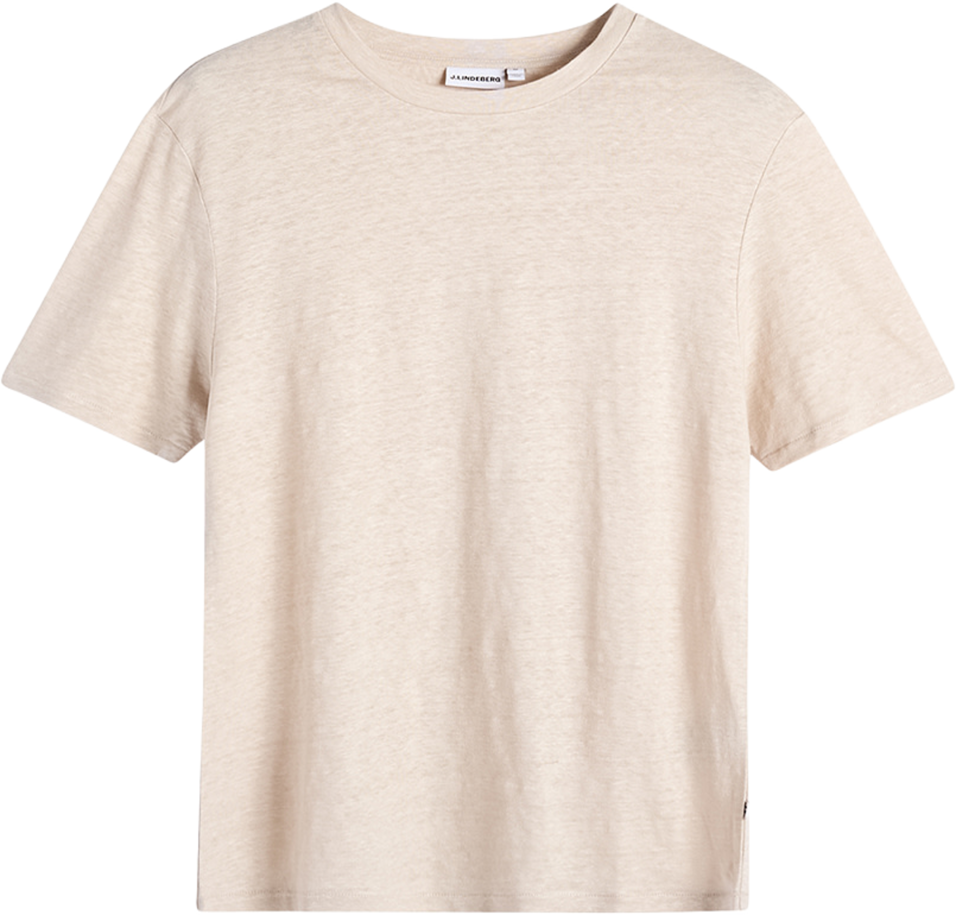 Coma Linen Tee, från J.Lindeberg, i färgen Moonbeam. Klicka för att öppna bilden i stort format