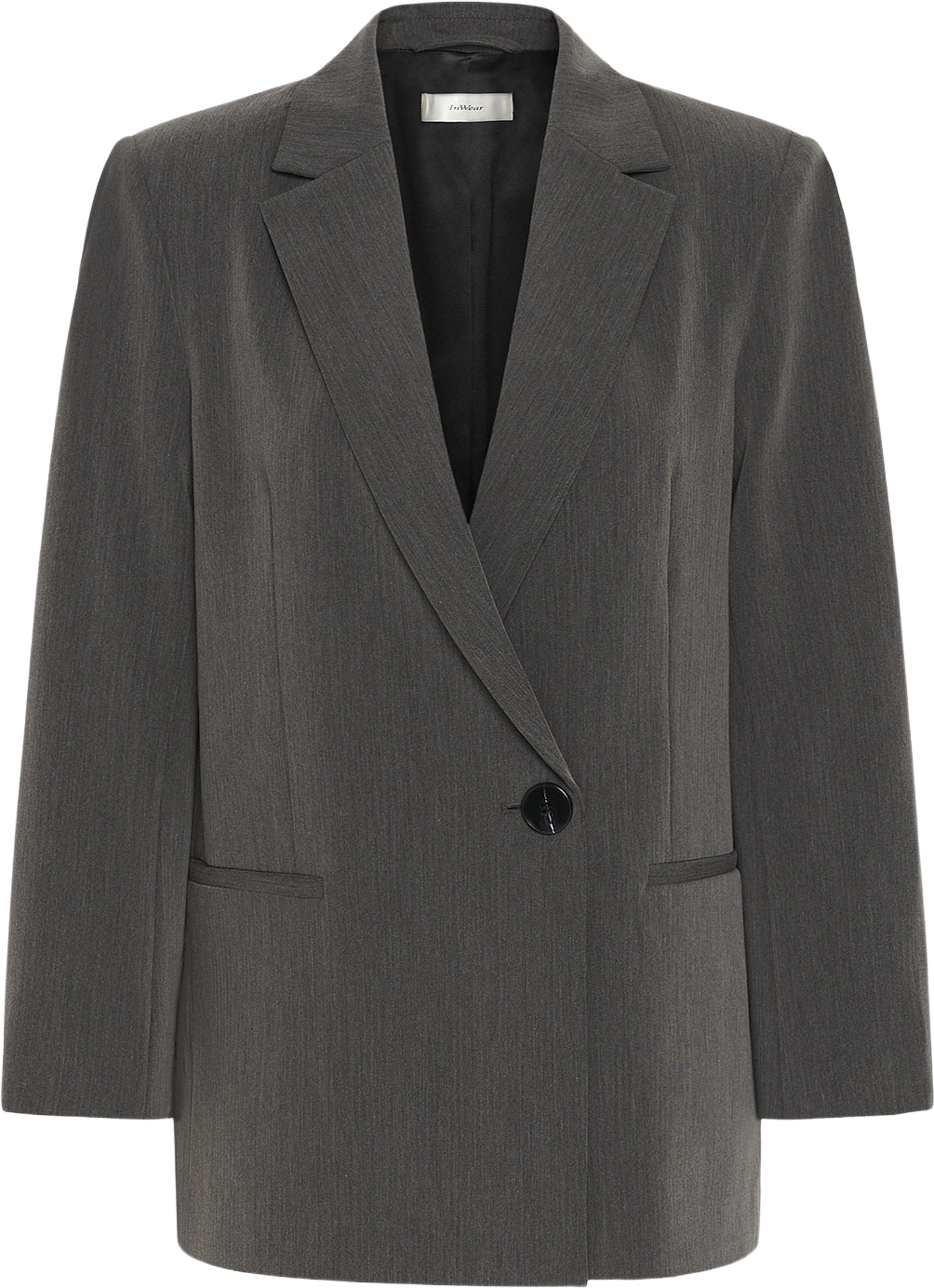 ColeIW Blazer, från Inwear, i färgen Chocolate Torte Melange. Klicka för att öppna bilden i stort format