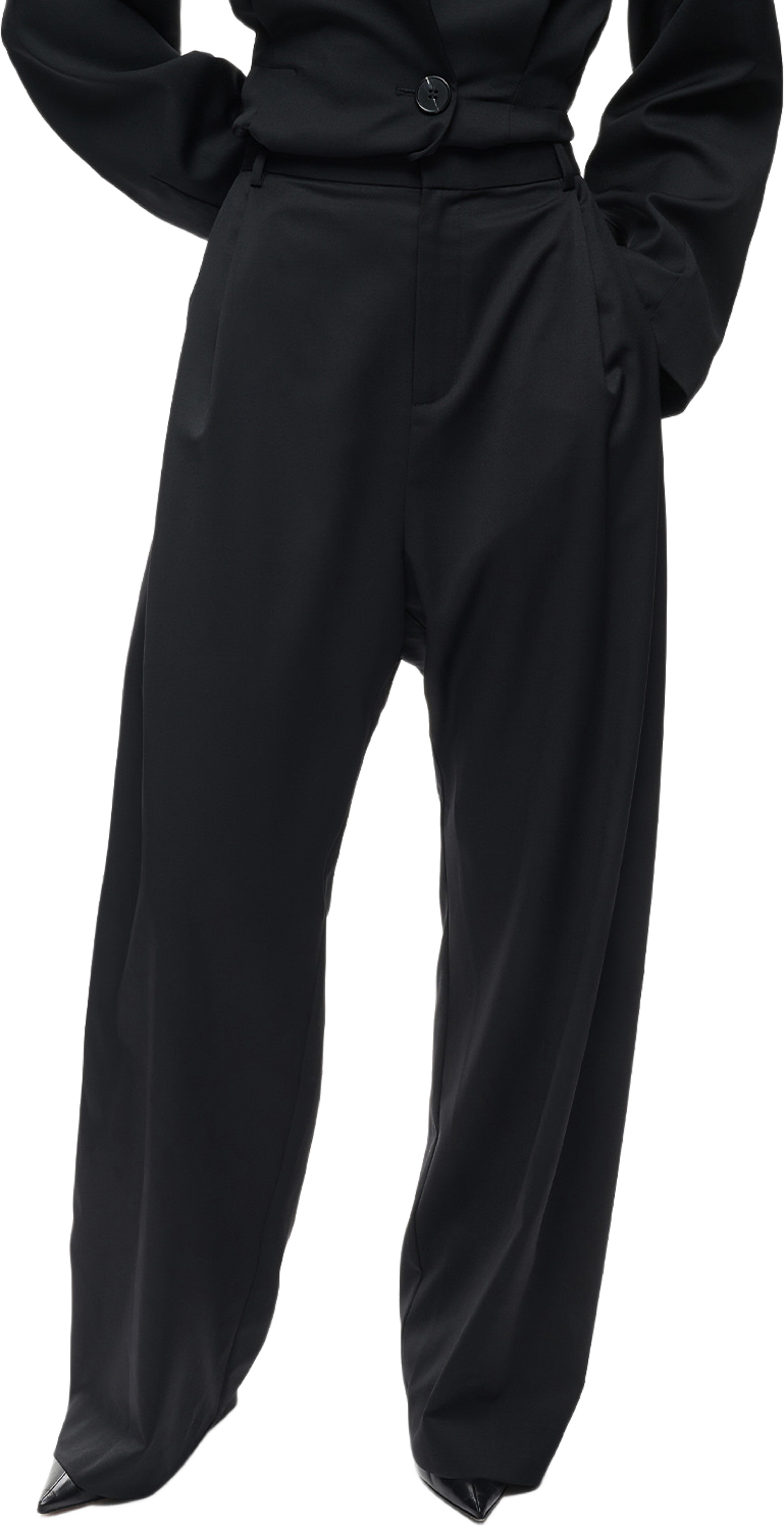 CARAHIW PANT, från Inwear, i färgen Black. Klicka för att öppna bilden i stort format