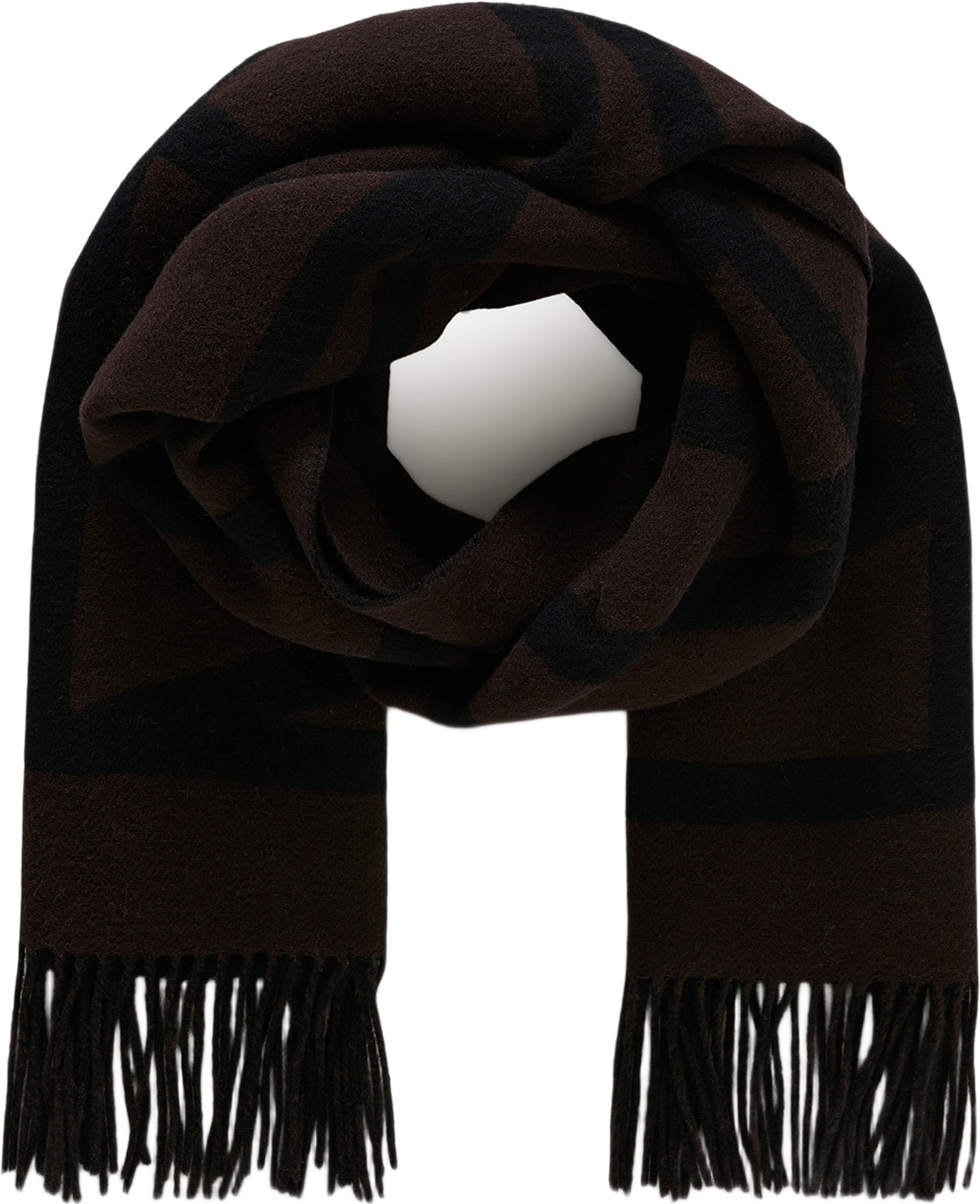 MyrtheIW Logo Scarf; InWear Scarf, från Inwear, i färgen Chocolate Torte Logo. Klicka för att öppna bilden i stort format