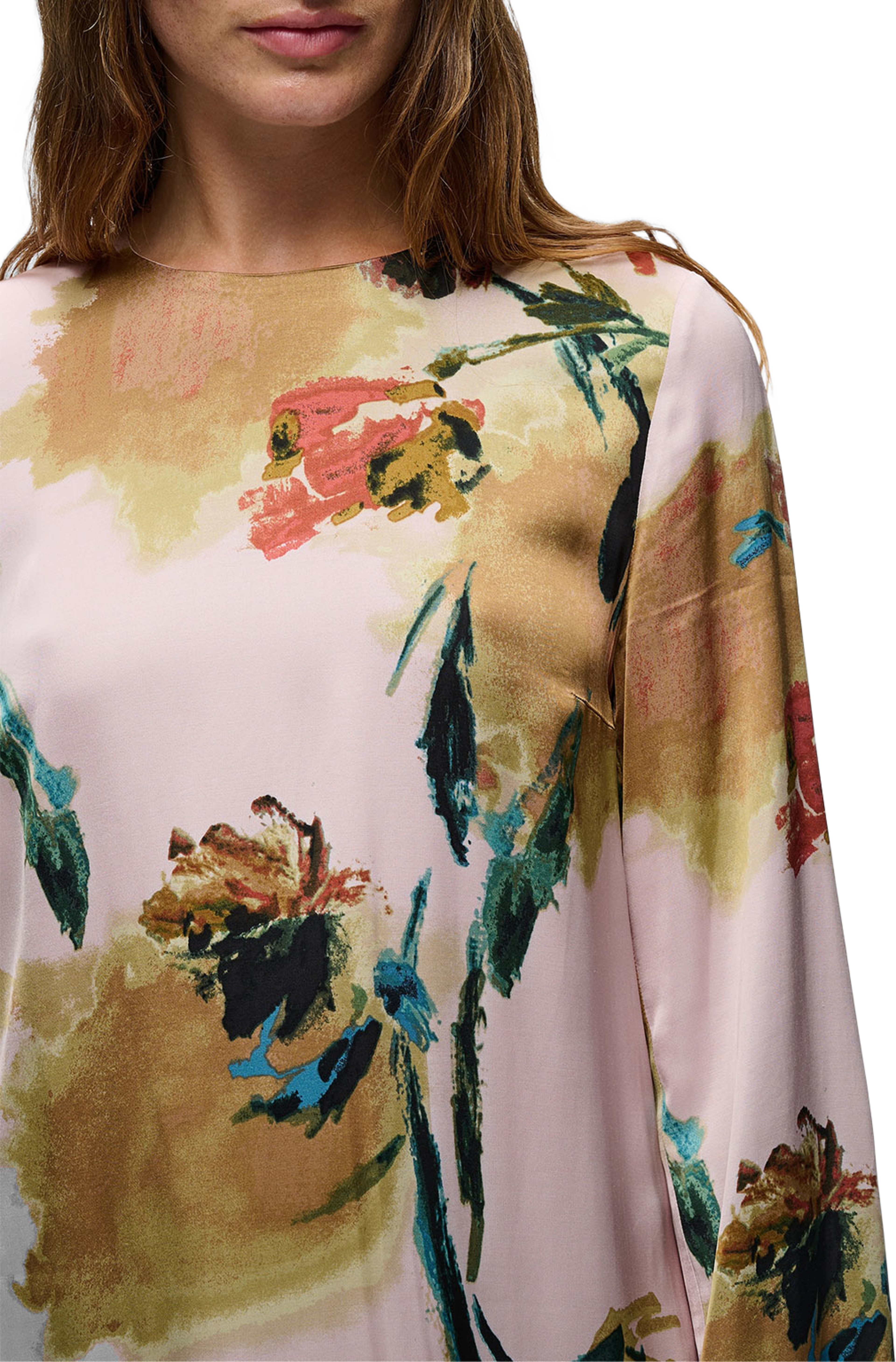 MeadowIW Short Dress, från Inwear, i färgen Multi Painted Flower. Klicka för att öppna bilden i stort format