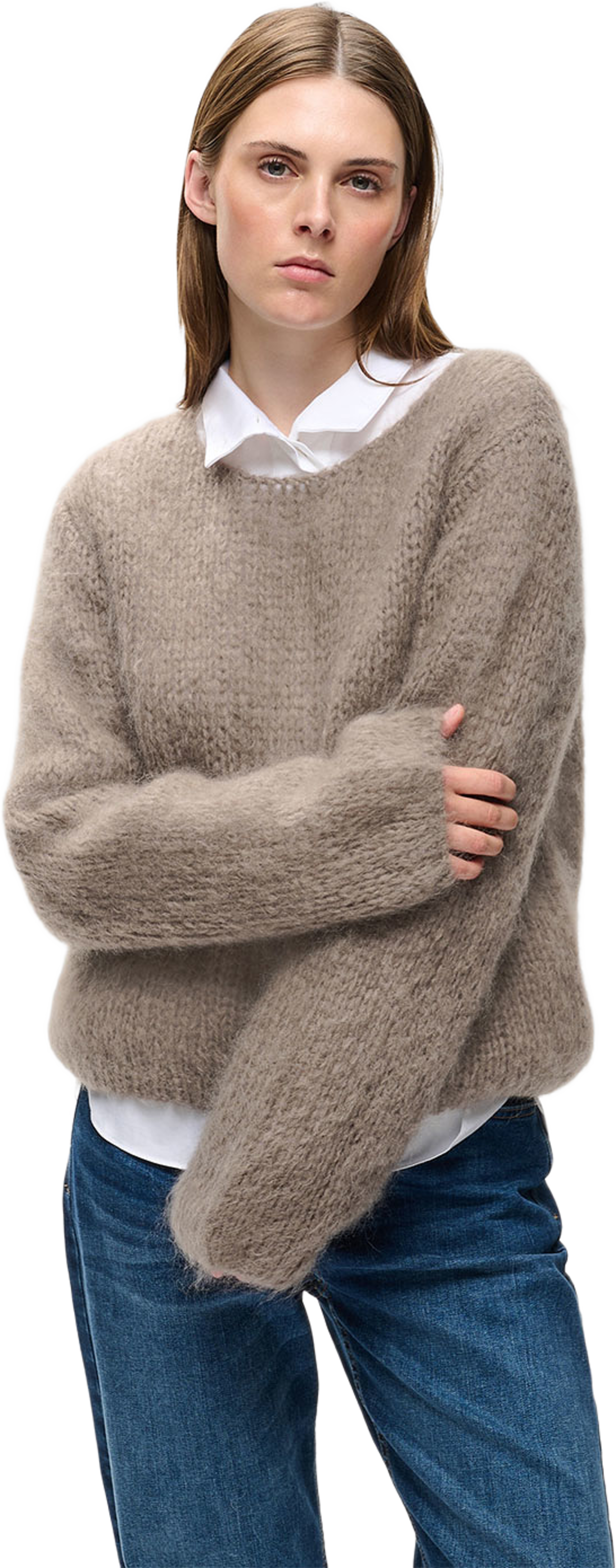 Jetra Pullover, från Inwear, i färgen Cinder. Klicka för att öppna bilden i stort format