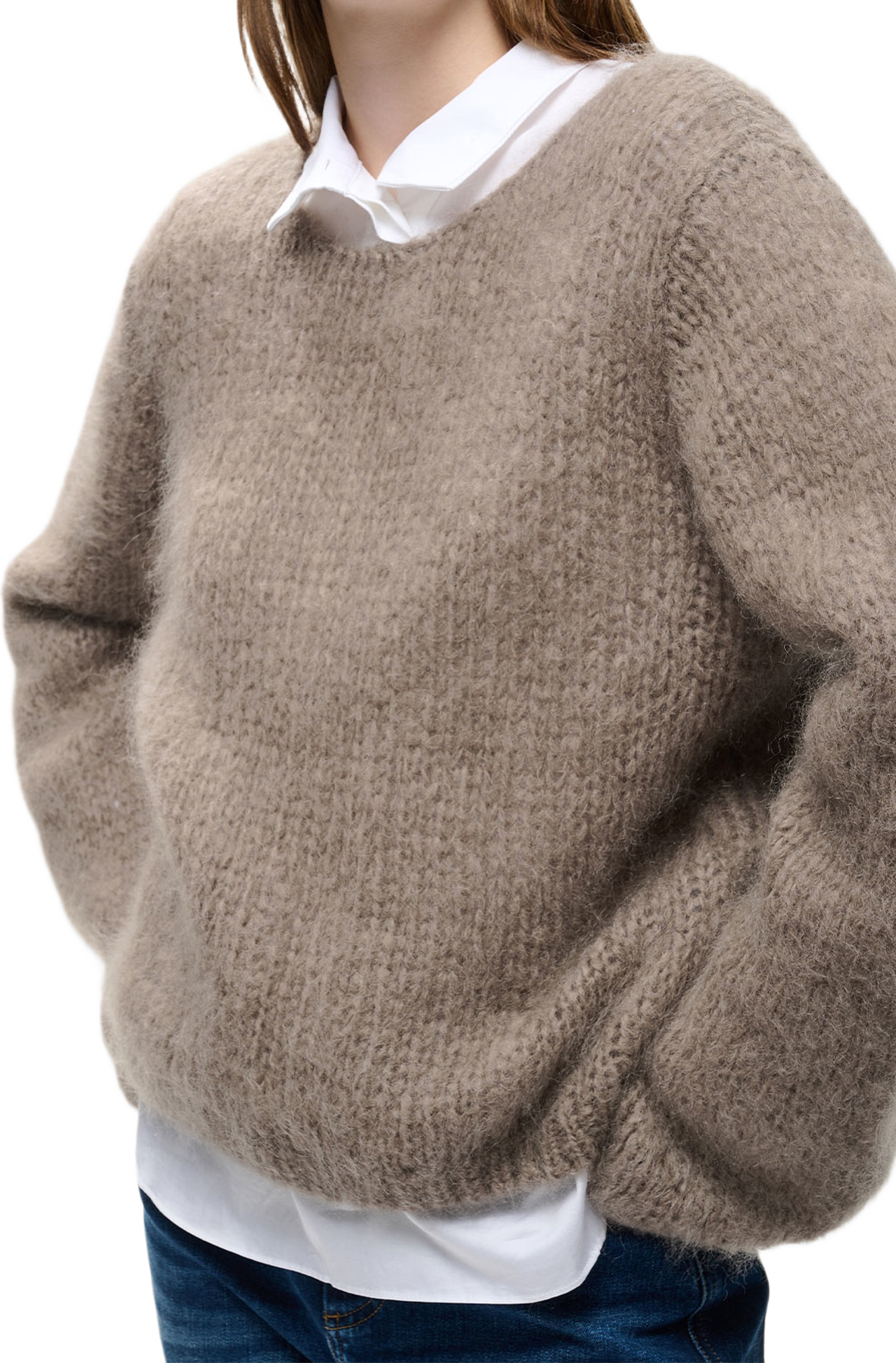 Jetra Pullover, från Inwear, i färgen Cinder. Klicka för att öppna bilden i stort format