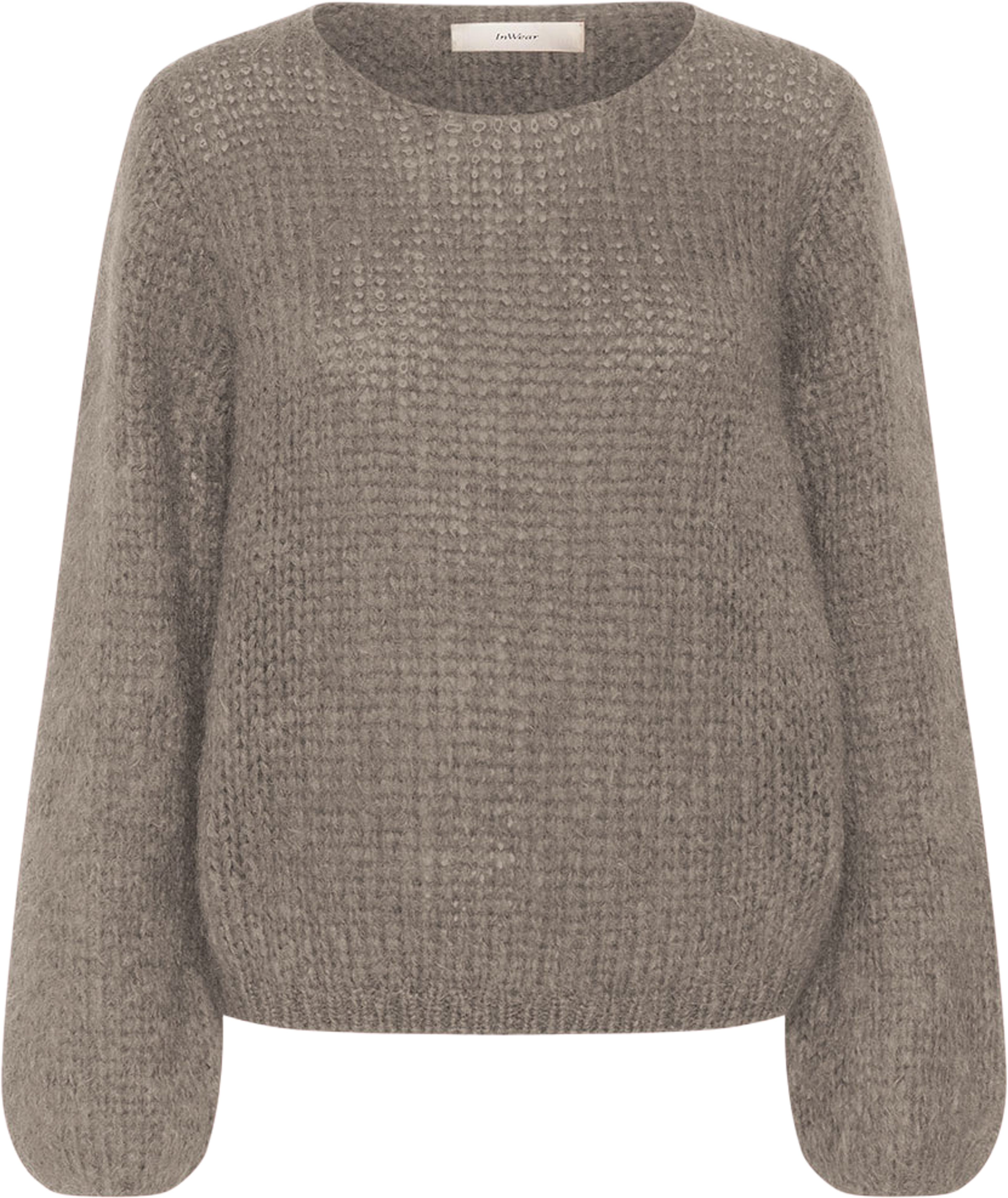 Jetra Pullover, från Inwear, i färgen Cinder. Klicka för att öppna bilden i stort format