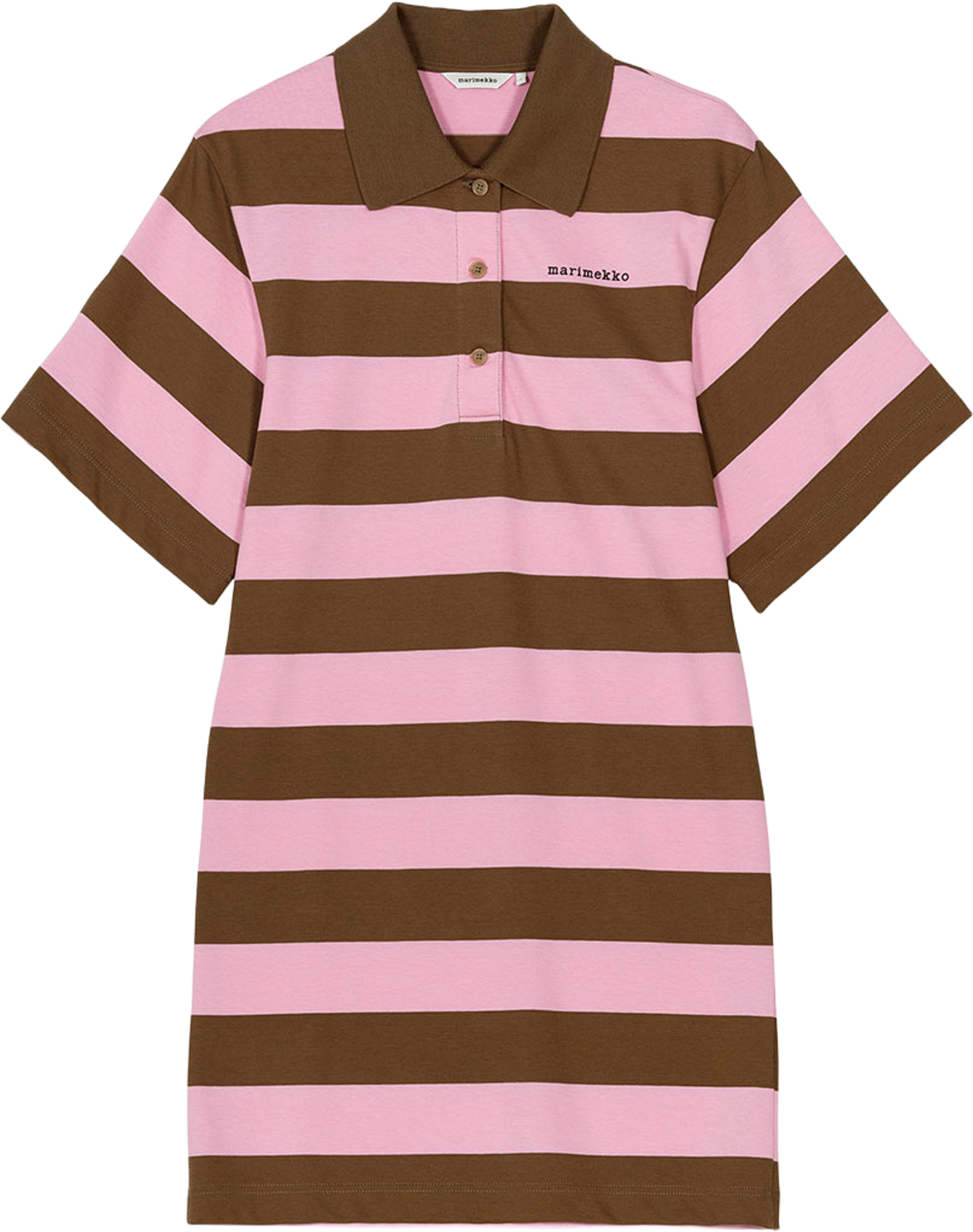 Sekoitus, från Marimekko, i färgen Pink, Brown. Klicka för att öppna bilden i stort format