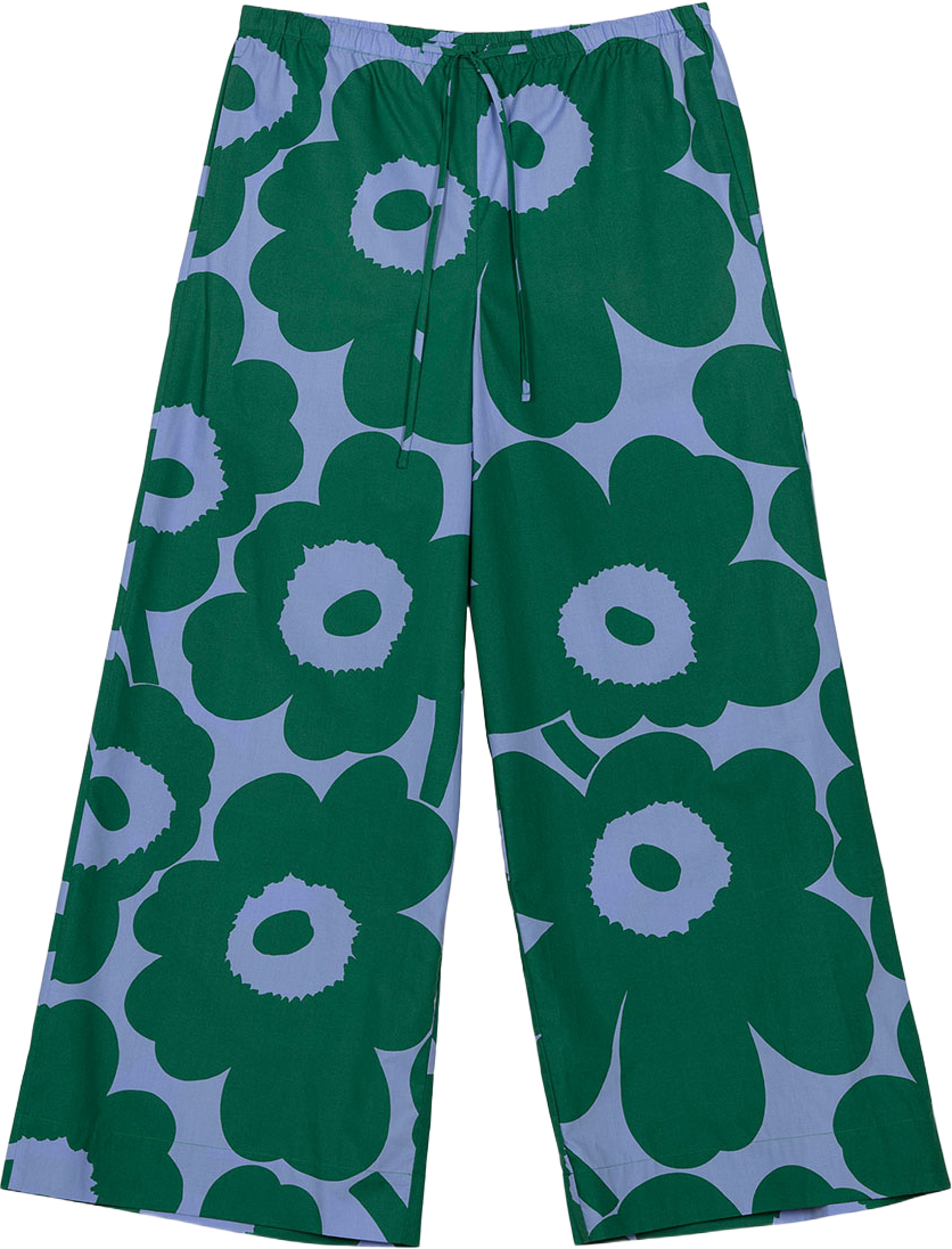 Puoti Unikko, från Marimekko, i färgen Blue, Green. Klicka för att öppna bilden i stort format