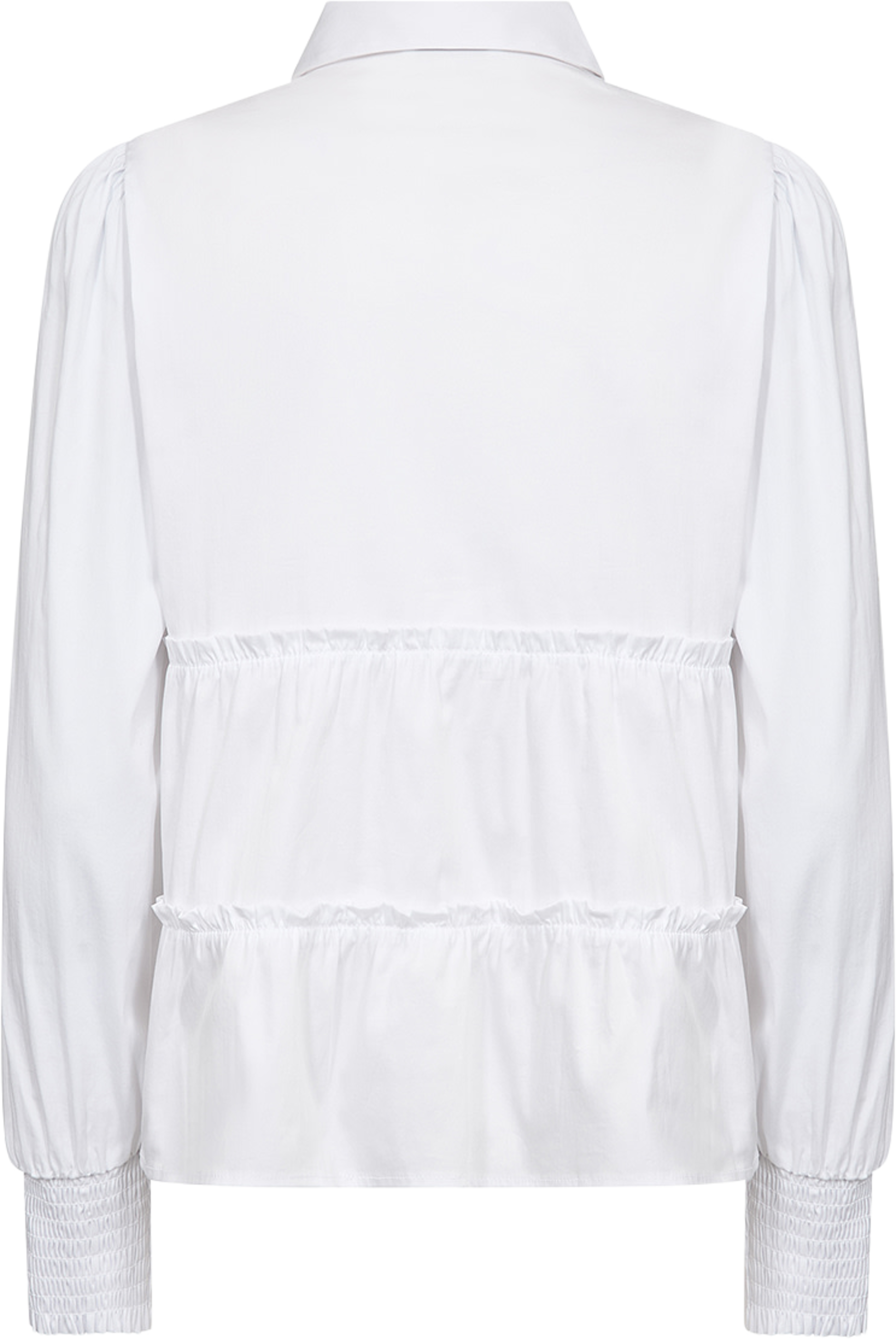 Isla Solid 95 Shirt, från Leveté Room, i färgen White. Klicka för att öppna bilden i stort format