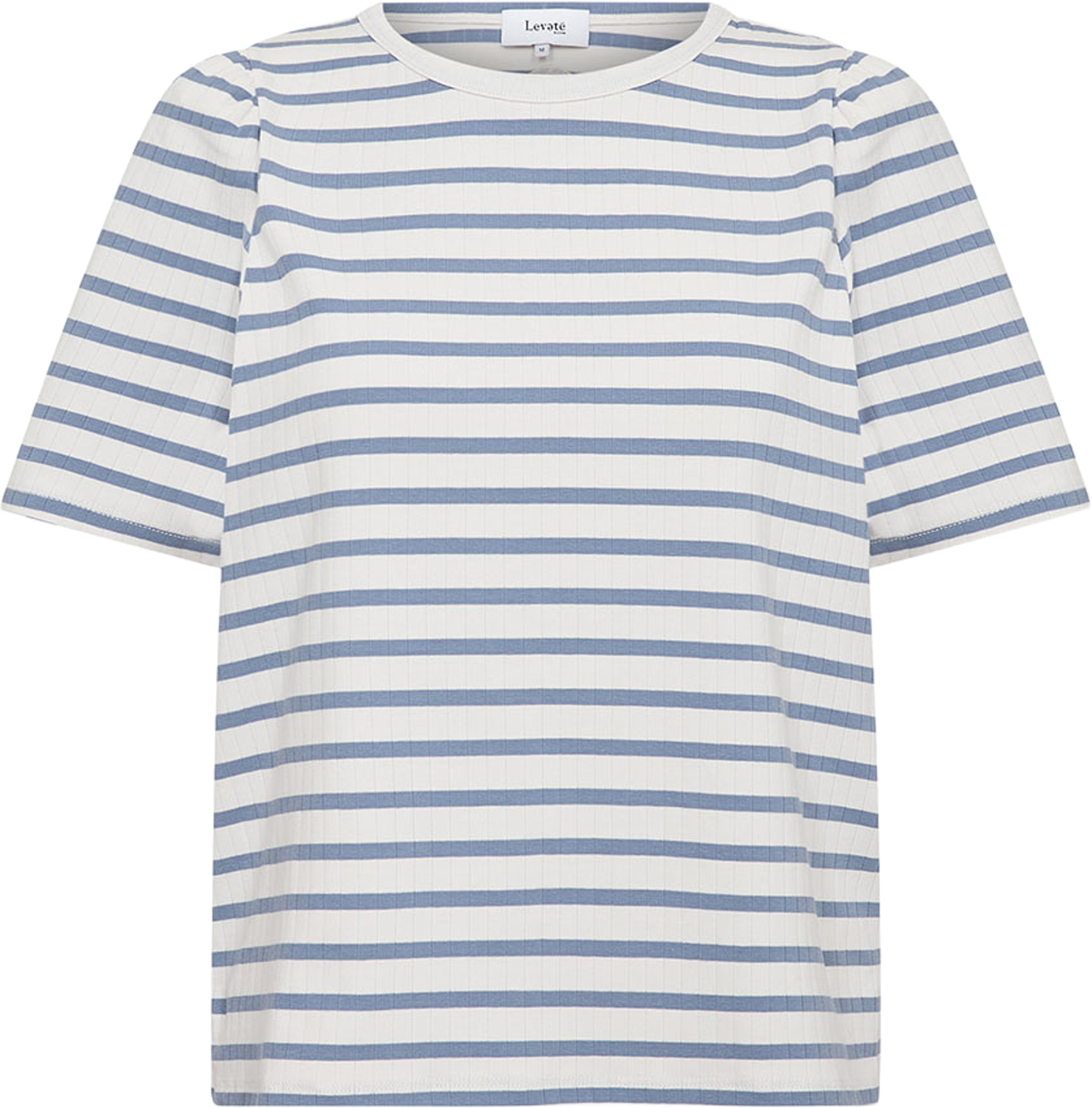 Neddie 1 T-Shirt, från Leveté Room, i färgen Stone Wash Combi. Klicka för att öppna bilden i stort format