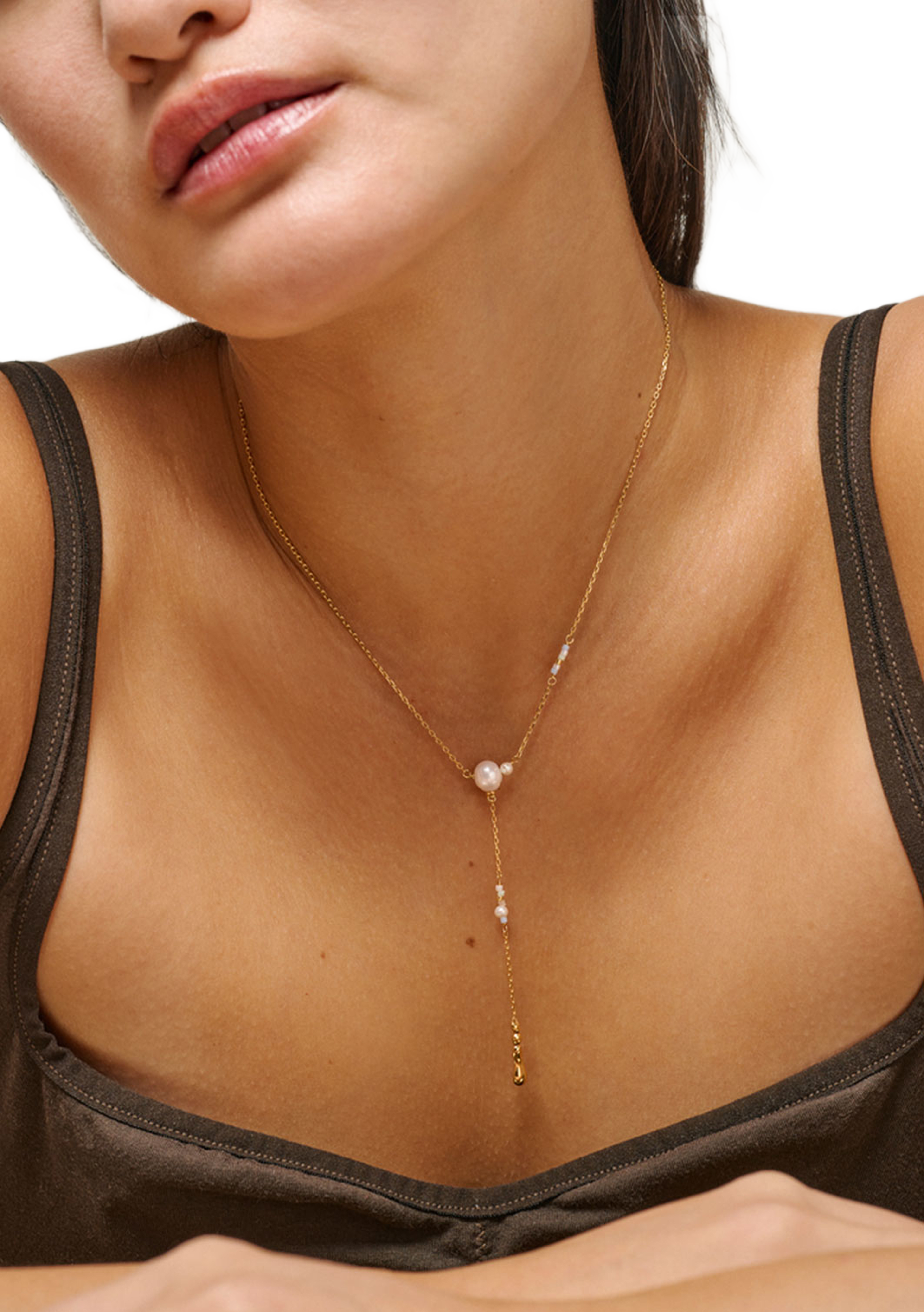 Necklace, Benedicte, från ENAMEL Copenhagen, i färgen Skyline. Klicka för att öppna bilden i stort format