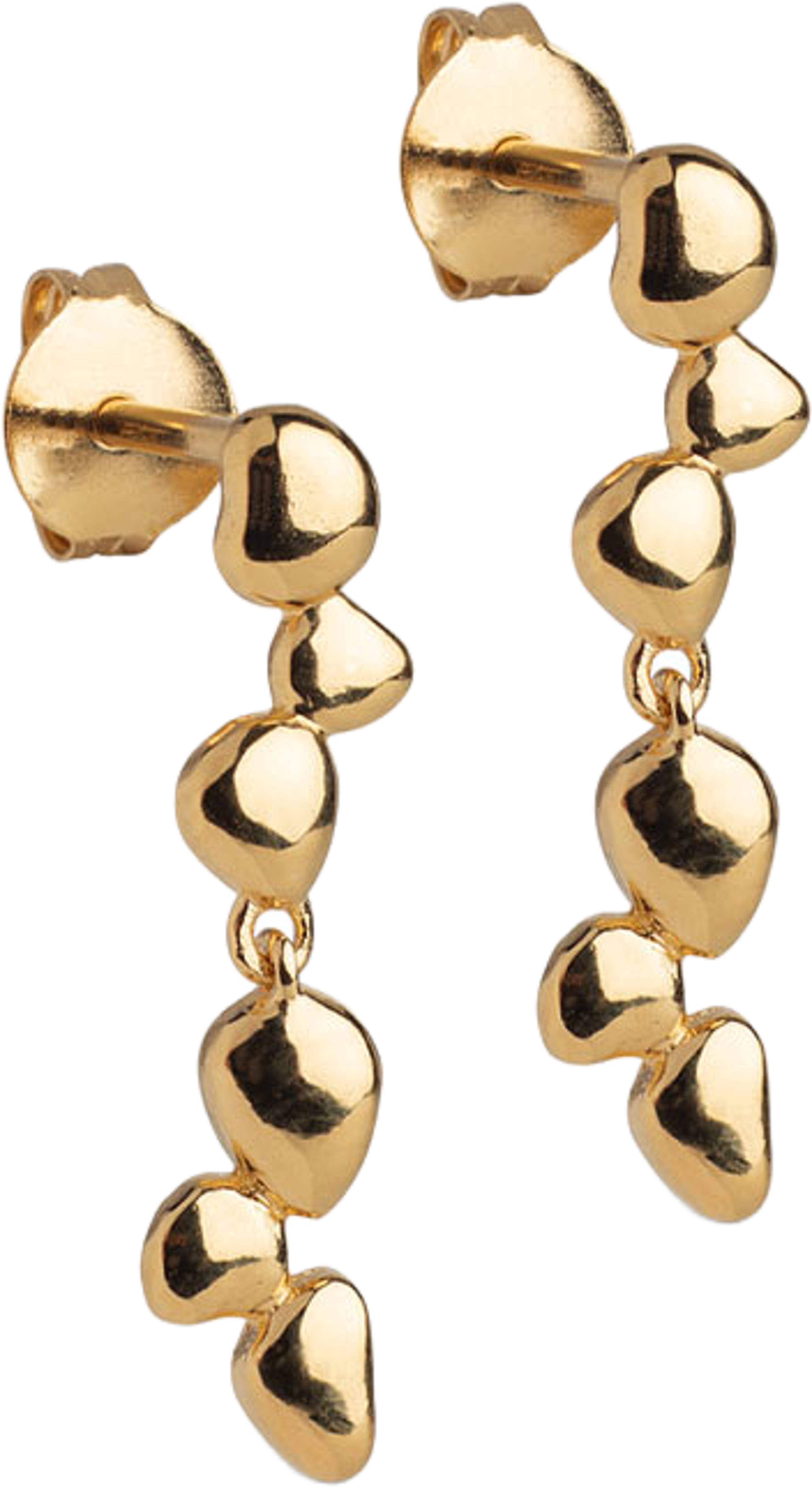 Earrings, Nara Drop, från ENAMEL Copenhagen, i färgen 925s/Gp. Klicka för att öppna bilden i stort format