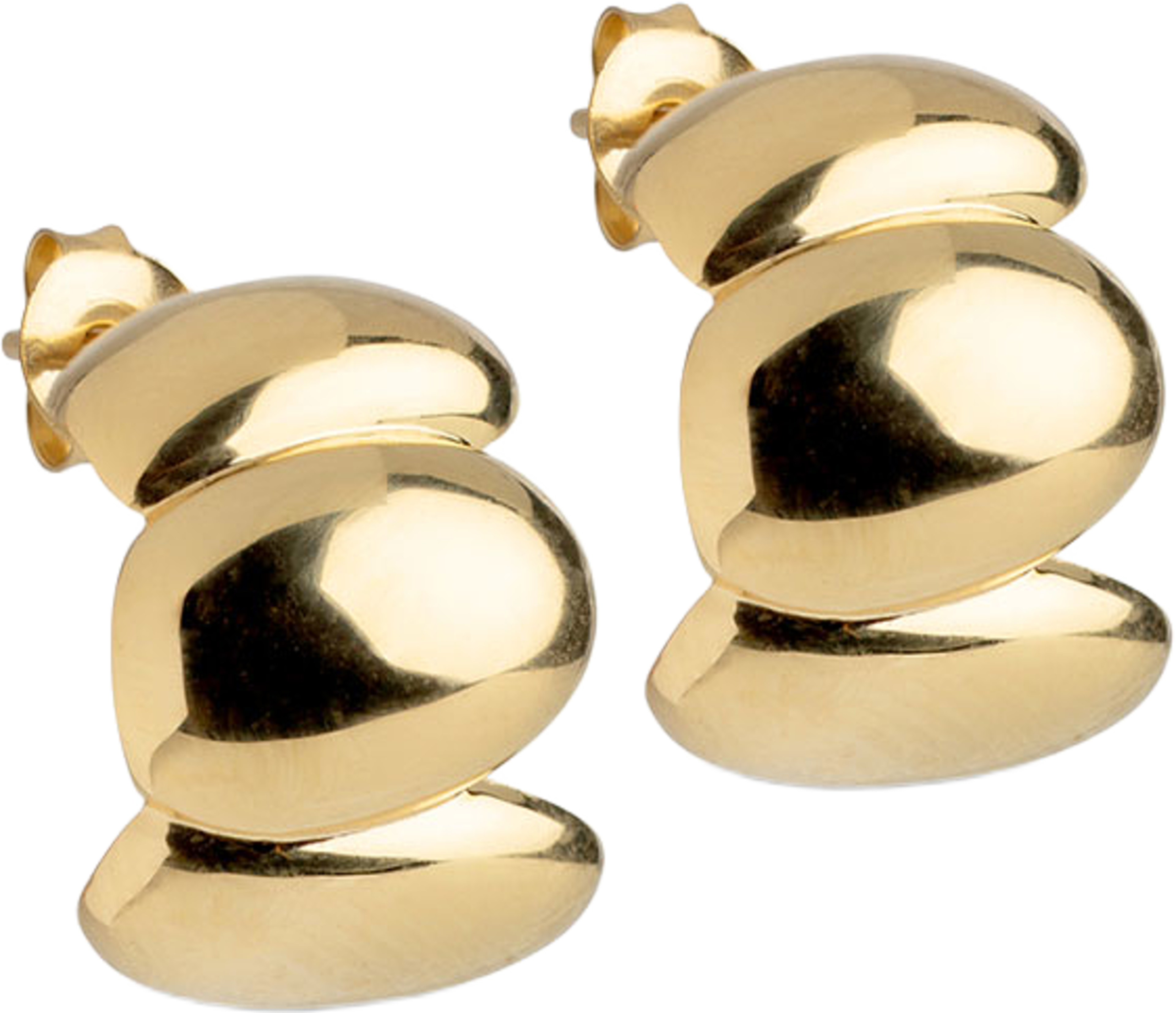 Hoops, Melia Chunky, från ENAMEL Copenhagen, i färgen 925s/Gp. Klicka för att öppna bilden i stort format