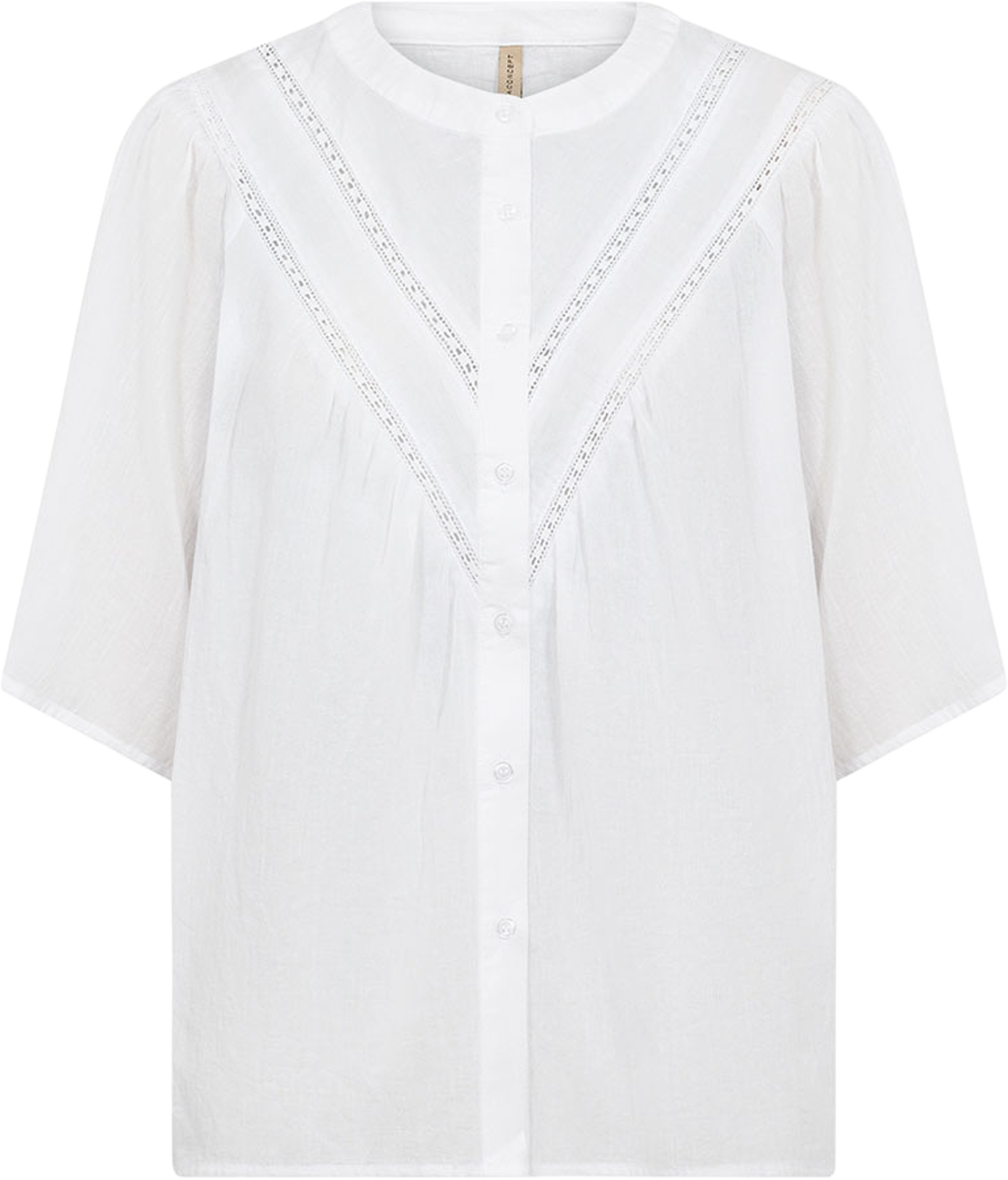 Fabiana 2 Shirt, från Soyaconcept, i färgen White. Klicka för att öppna bilden i stort format